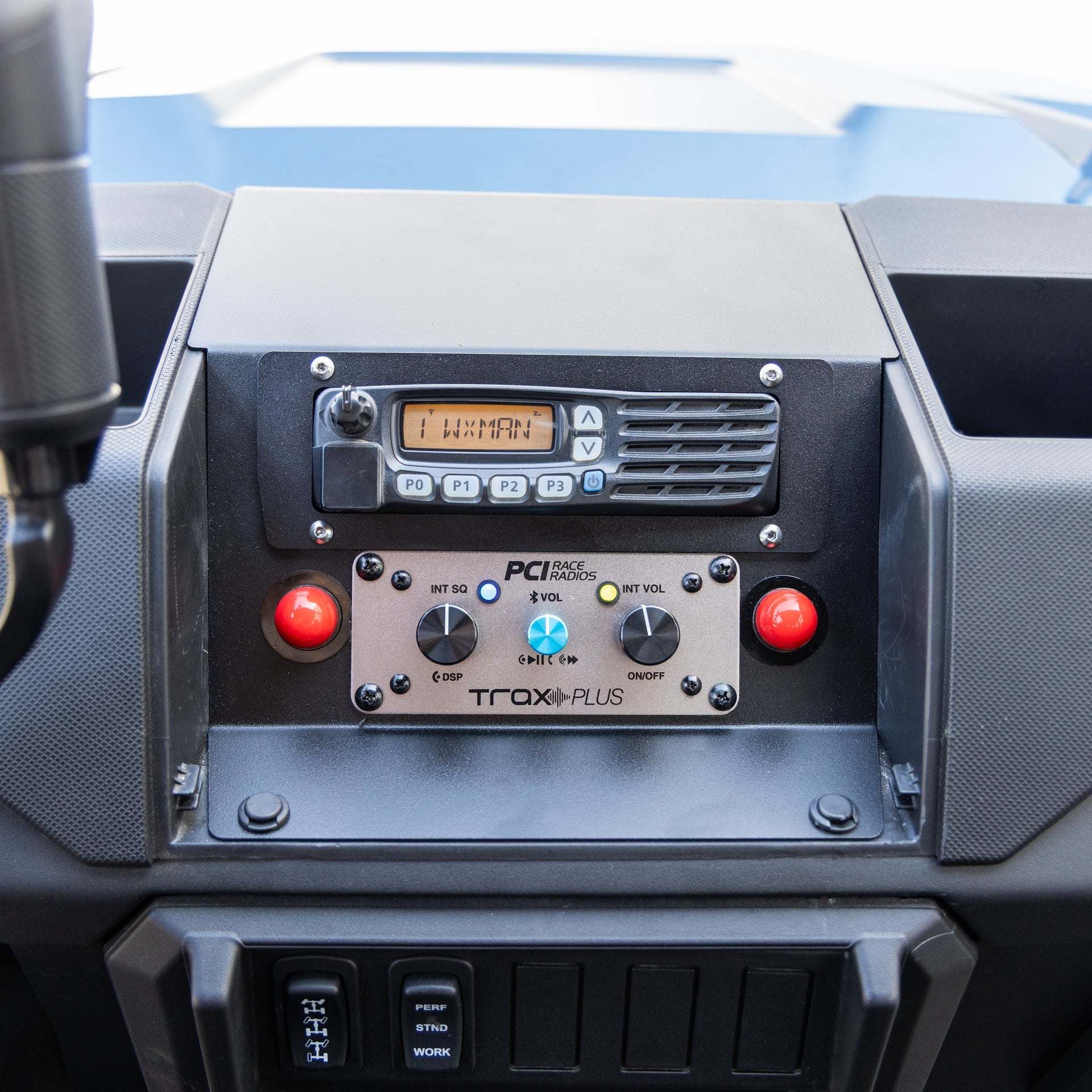 Polaris 2019+ Ranger Radio and Intercom Bracket - PCI Race Radios