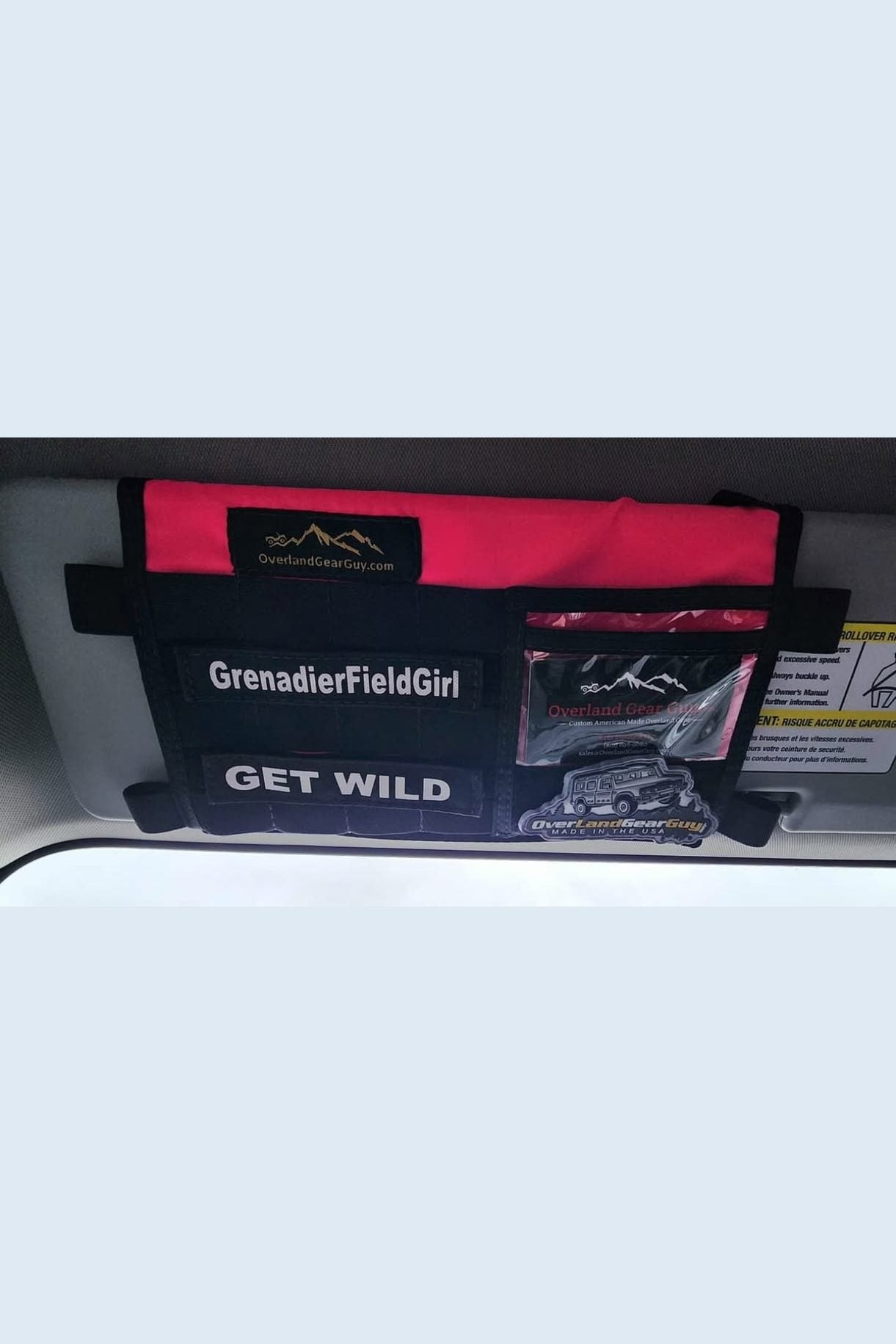 Grenadier MOLLE Visor Organizer WITH MIRROR