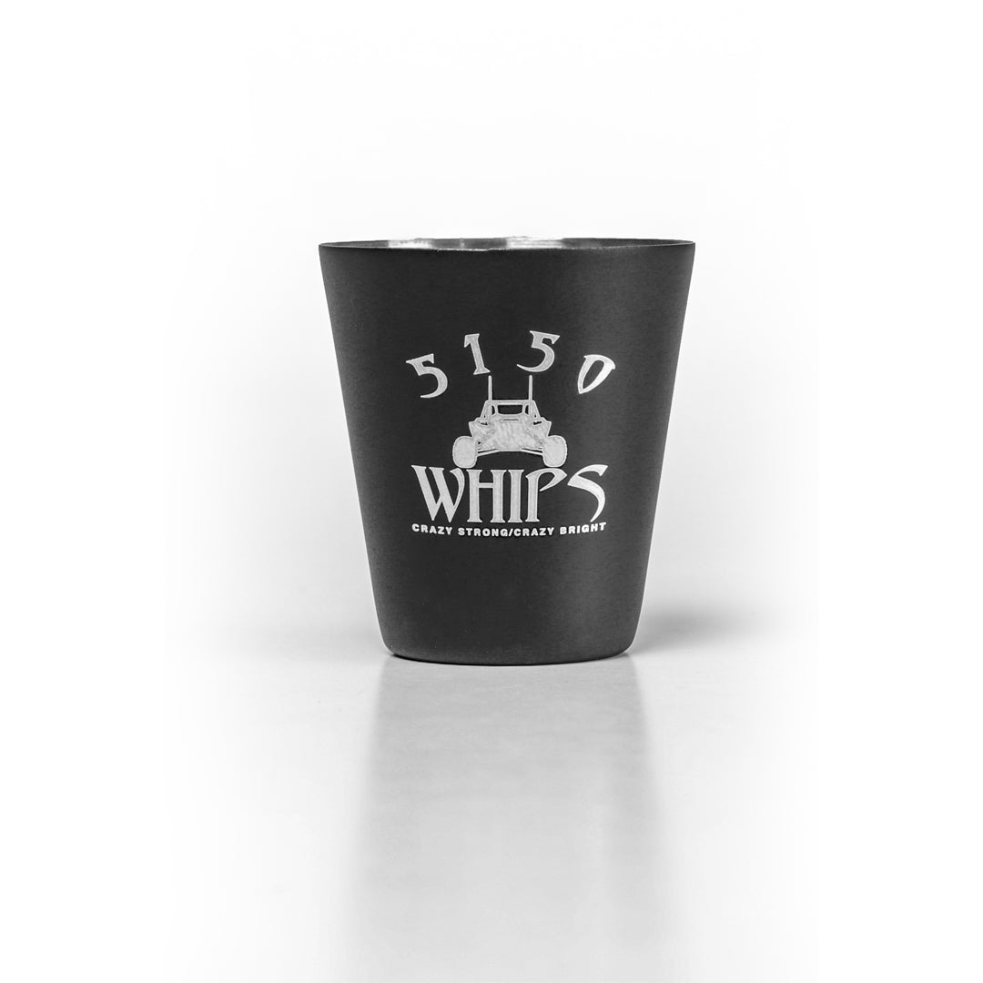Set of 4 high quality 5150 Whips cerakote shot glasses for collection