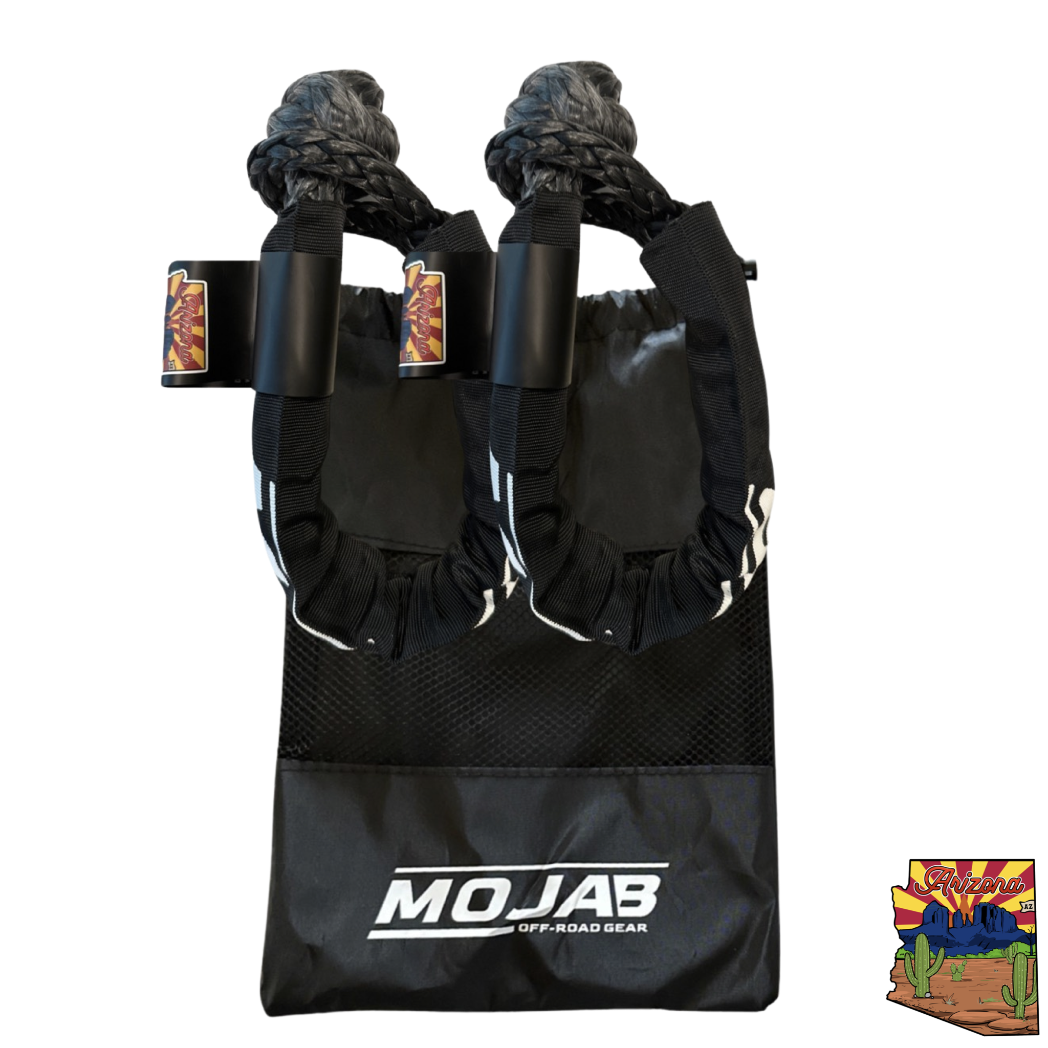 Soft Shackle 3/8'' x 22'' – Heavy-Duty Recovery | Set of 2 with Sleeve