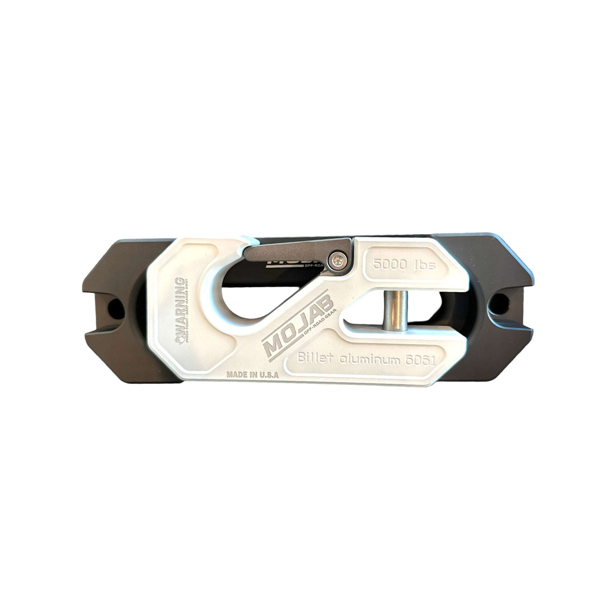 Side By Side / UTV Aluminum Recessed Winch Shackle with Fairlead Kit. (LIFE TIME WARRANTY*)