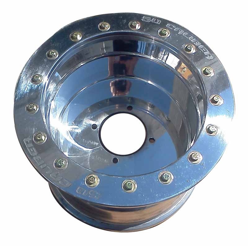 12x7 Beadlock wheel 4x156 .190 4/3 polished