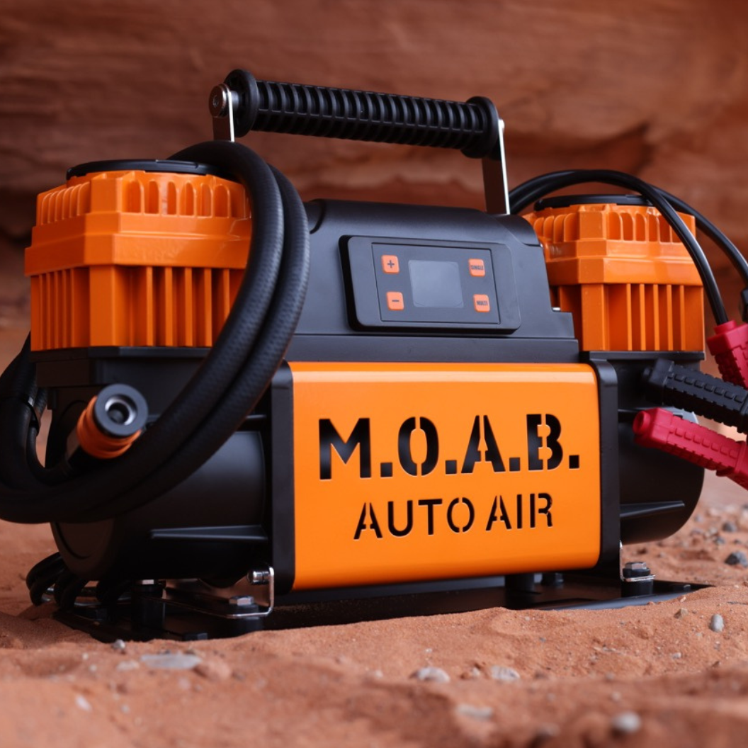Auto Air digital pressure Portable Dual Air Compressor M.O.A.B.