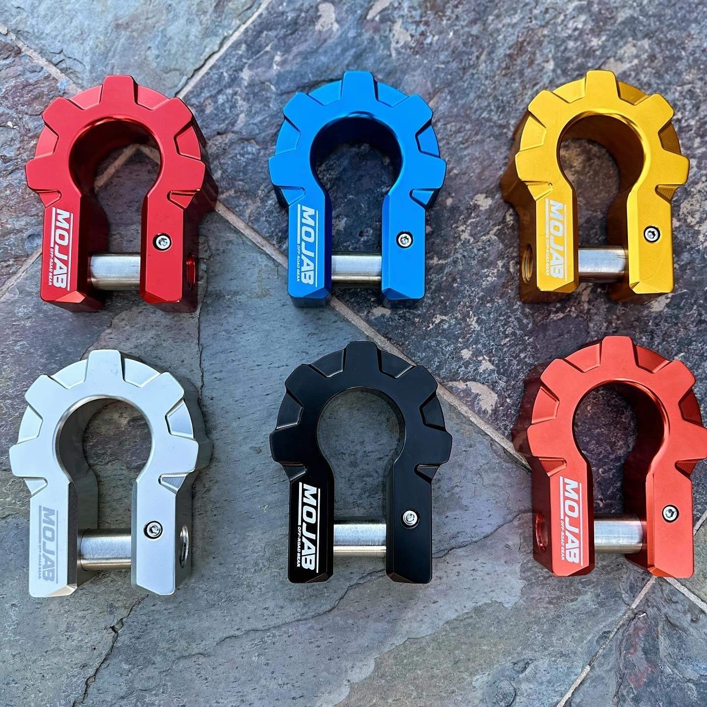 Extreme Duty Aluminum D-Shackle Set (9T), 3/4" - Lifetime Warranty