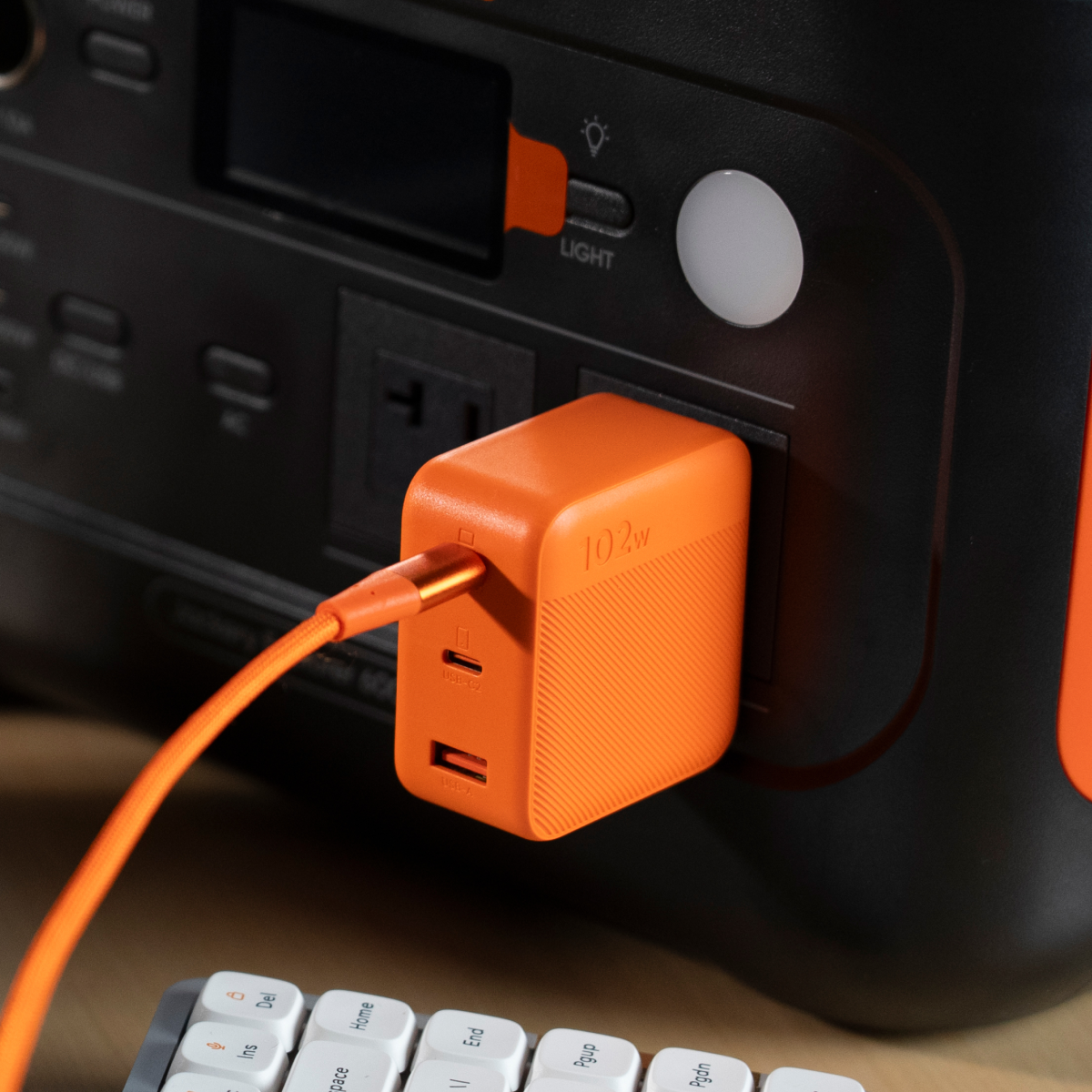 Jackery 102W GaN 3-Port Fast Charger Compact & Powerful