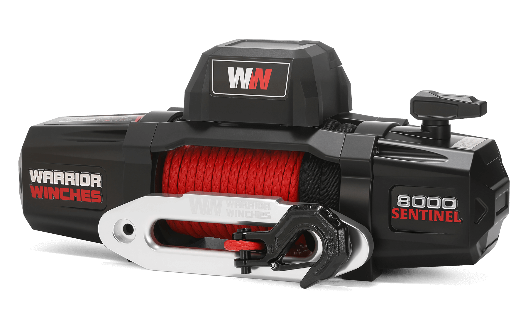 Sentinel 8,000lb Electric Winch - 12v Synthetic Rope