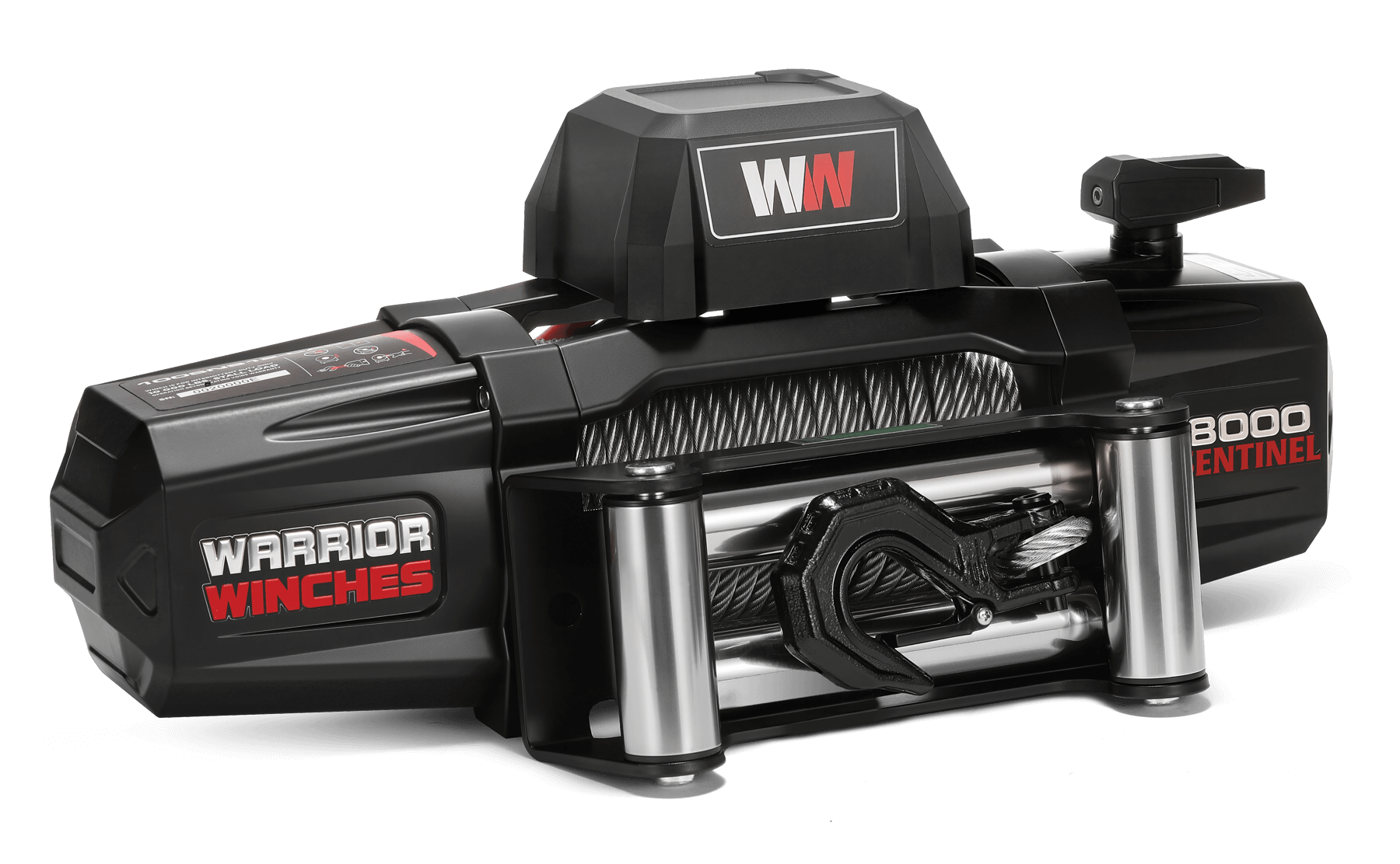 Sentinel 8,000lb Electric Winch - 12v Steel Rope