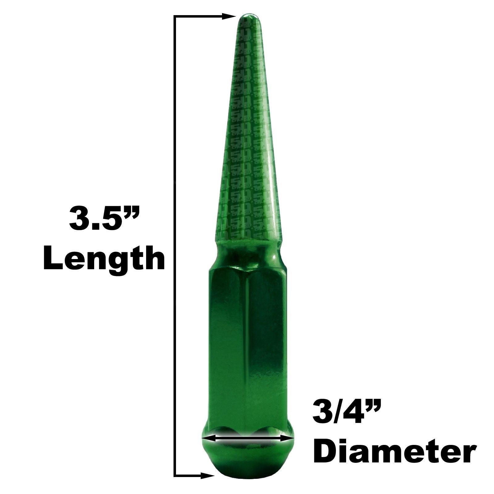 3.5 Inch Spike Lug Nut Singles