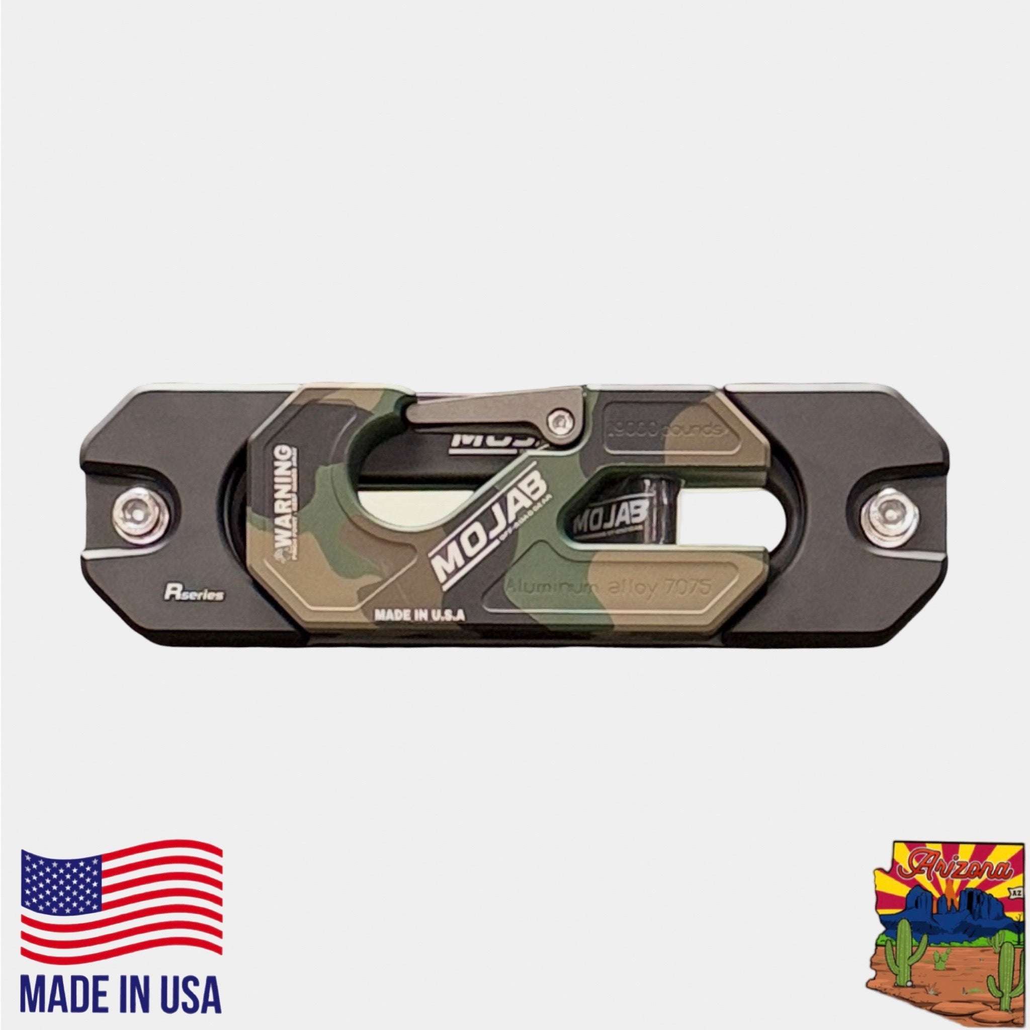 Aluminum Recessed Winch Shackle with Fairlead Kit, closed latch (LIFE TIME WARRANTY*)