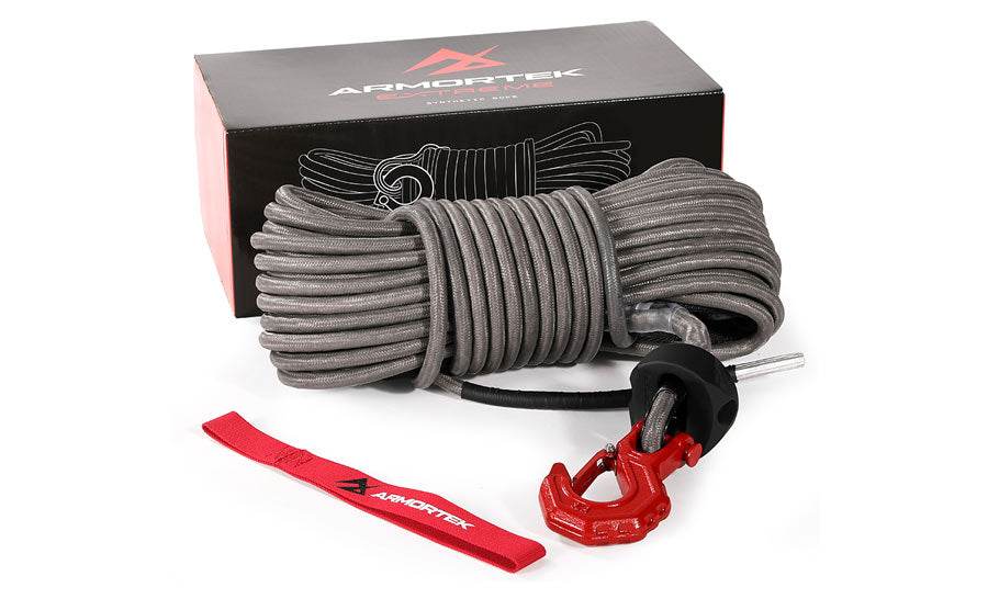 Armortek Extreme Synthetic Rope Kit 1/2" x 82' - MBL 28800 LBS.