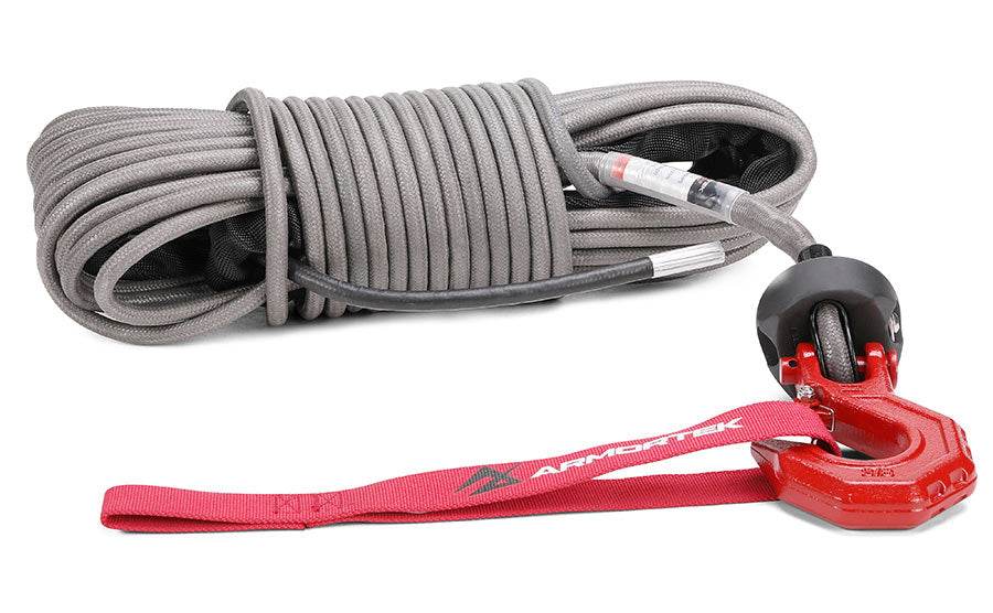 Armortek Extreme Synthetic Rope Kit 3/8" x 82' for Off-Road Recovery