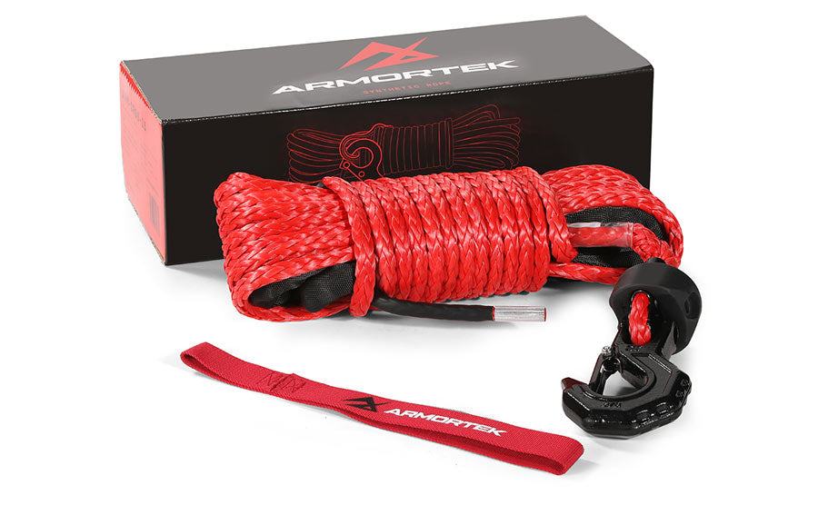 Armortek Synthetic Rope Kit 3/8" x 50' - MBL 22,700 LBS. | Heavy-Duty