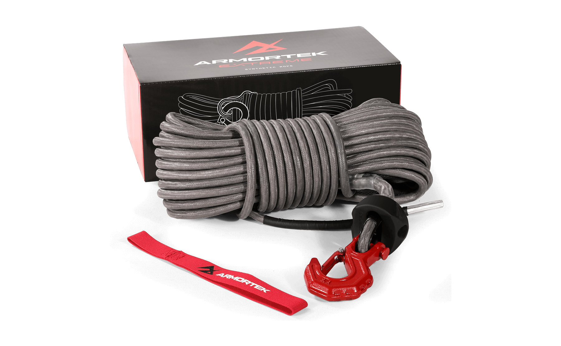 Armortek Extreme Synthetic Rope Kit | 1/2" x 82' | MBL 28,800 LBS
