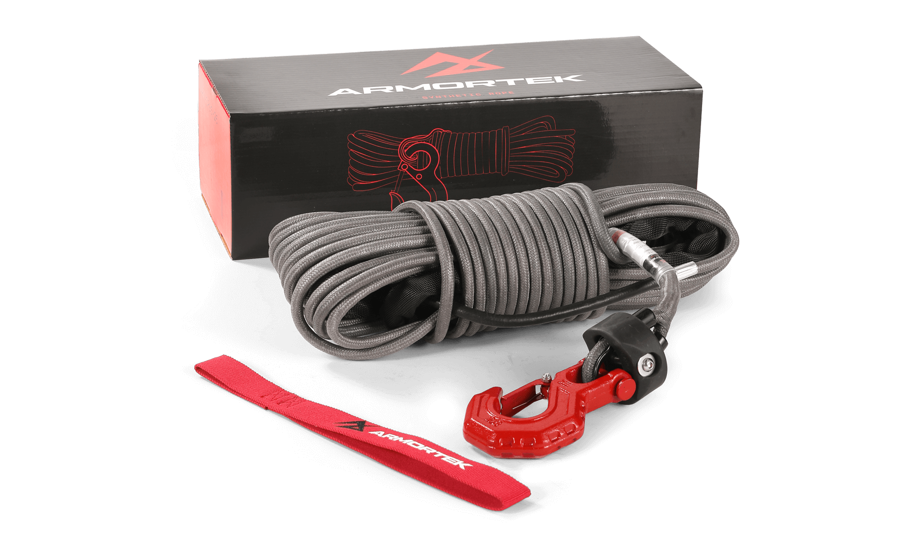 Armortek Extreme Synthetic Rope Kit | 3/8" x 82' | MBL 18,700 LBS