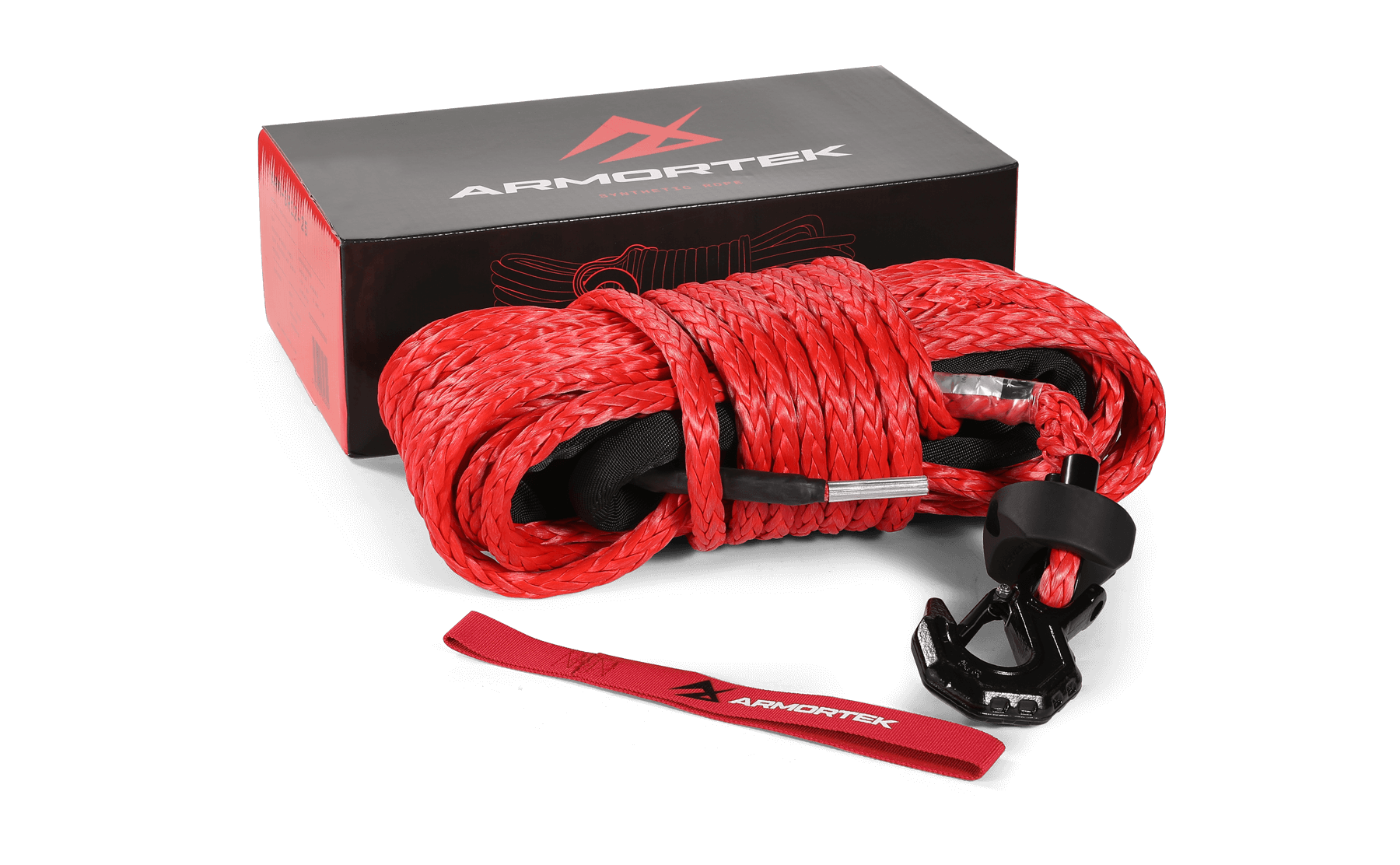 Armortek Synthetic Rope Kit | 1/2" x 82' | MBL 36,300 LBS | Sturdy