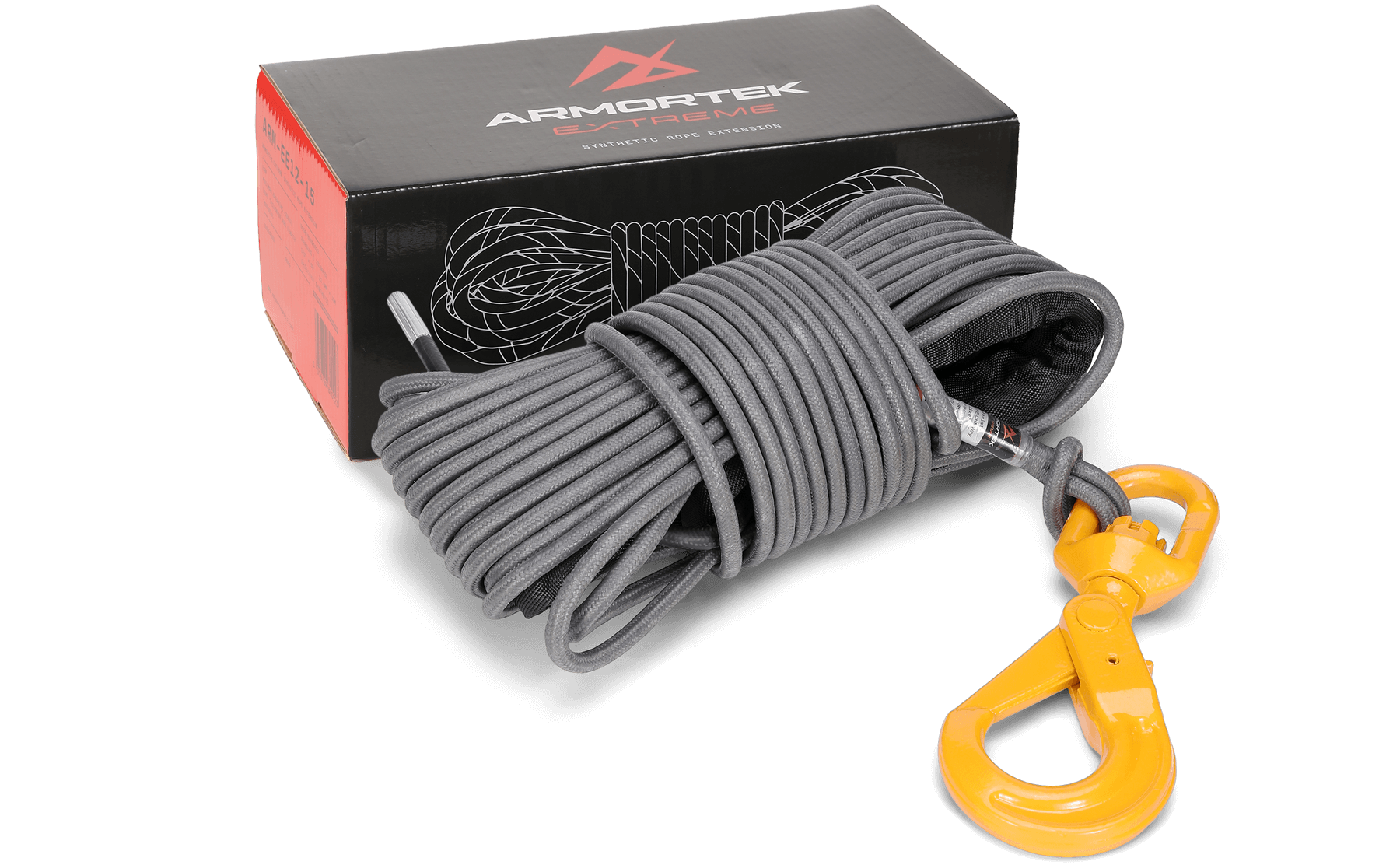 Armortek Extreme Synthetic Rope - Heavy-Duty 3/8" x 100' Winch Kit