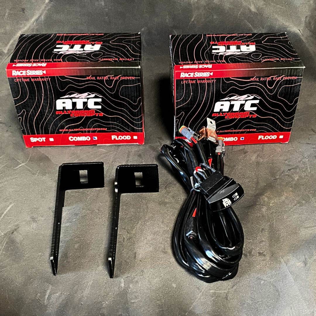 Maverick R A-Pillar Kit - Complete Auxiliary Light Mounting Solution