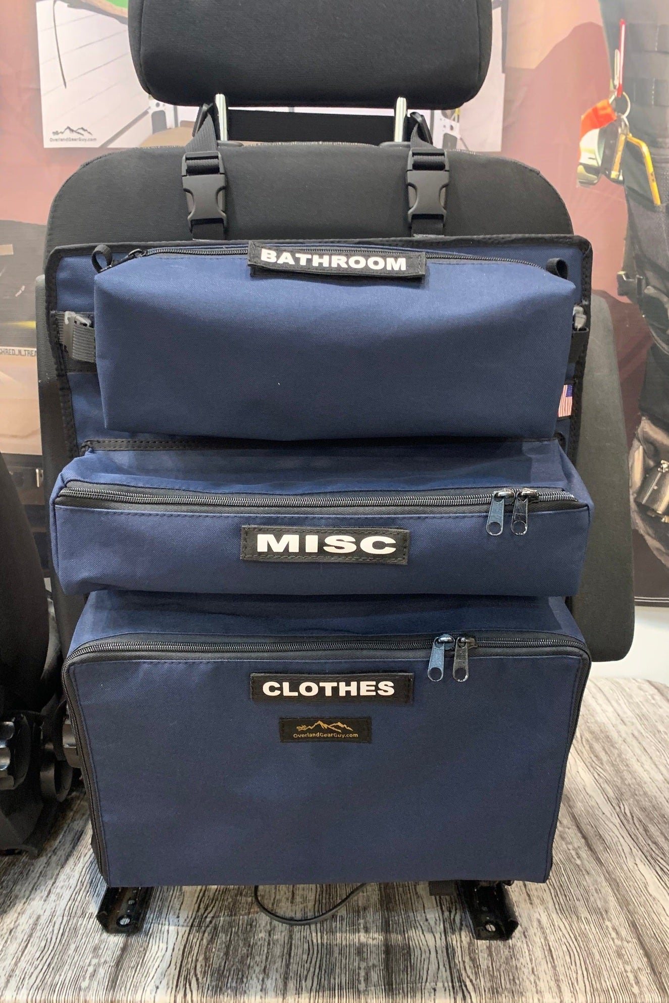 Arches Overlander 1 Seat Organizer