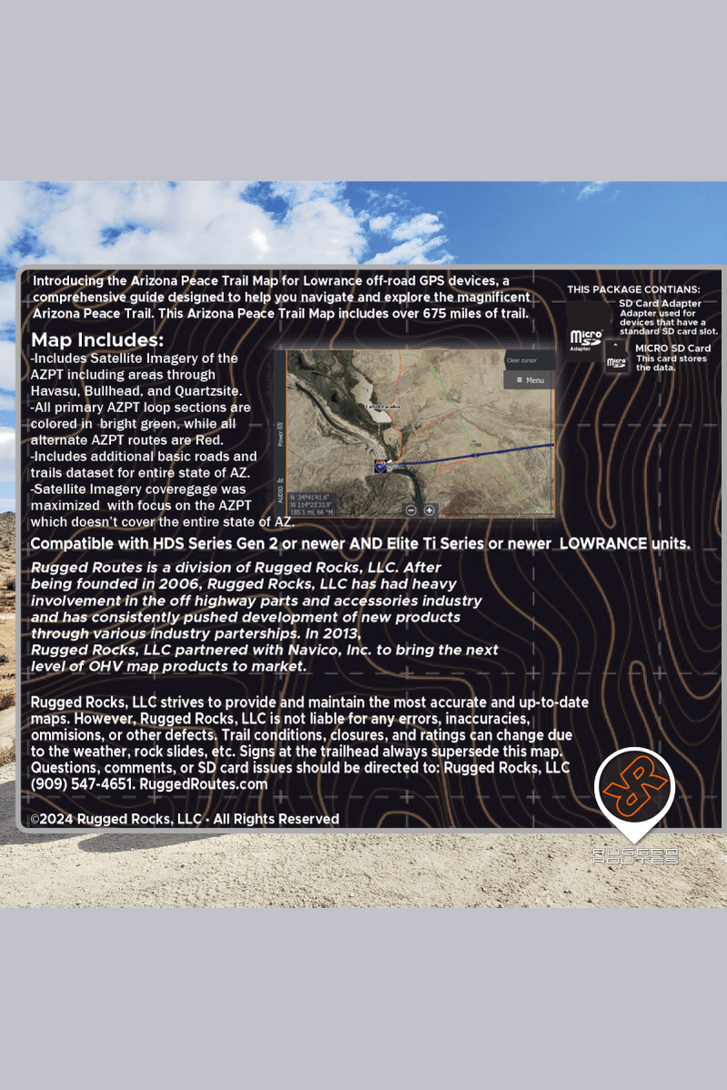 Arizona Peace Trail Map