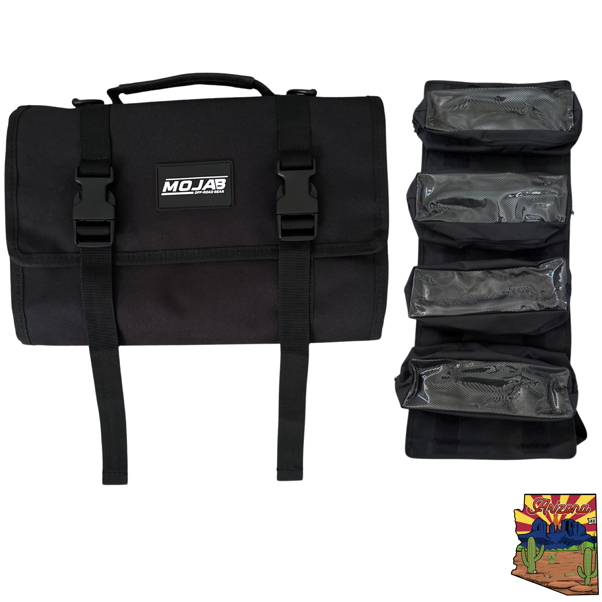Canvas Tool Organizer - Medium Sized Bag with Removable Pouches