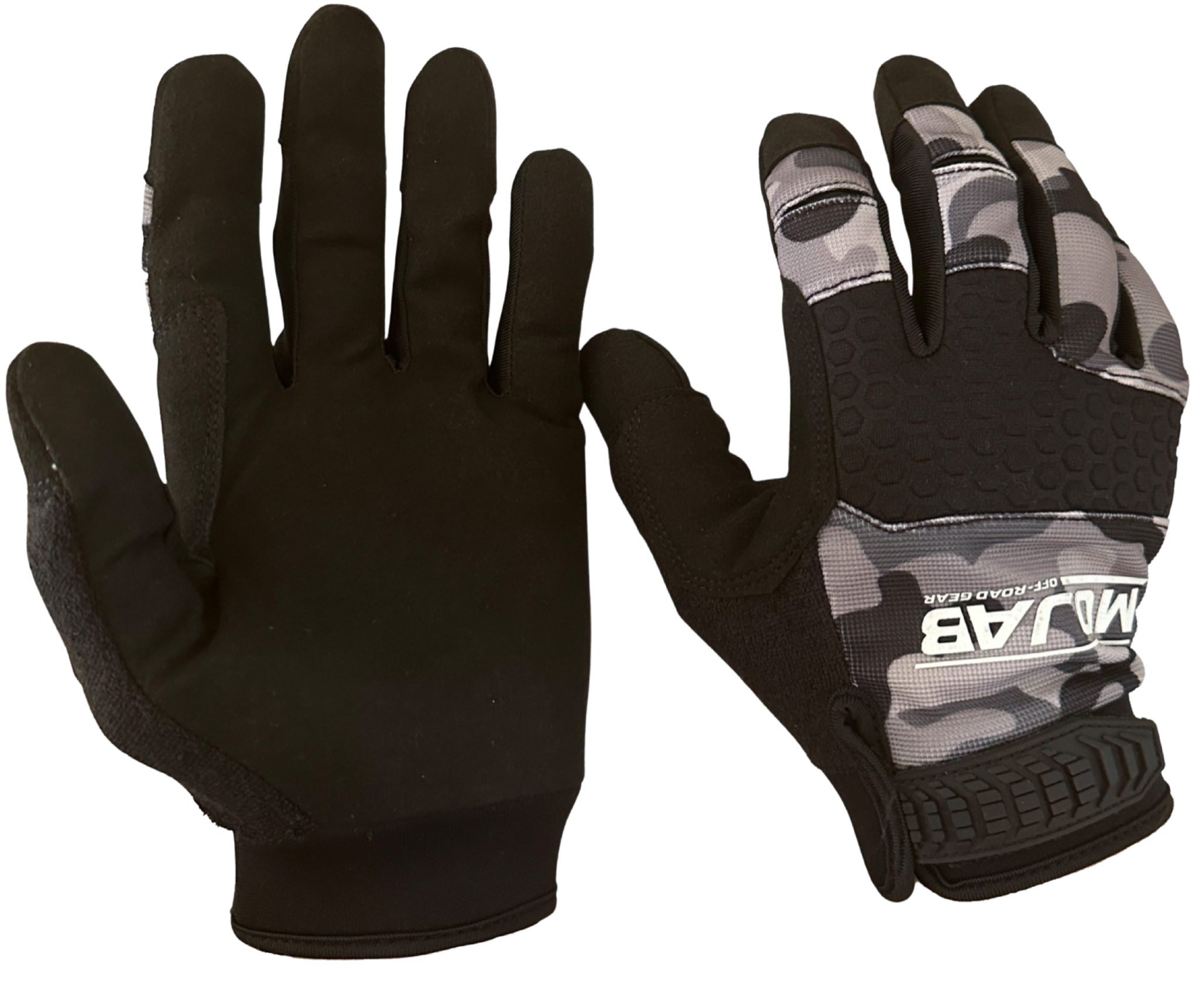 Camo Design Touchscreen Gloves - Durable Work & Driving Gloves