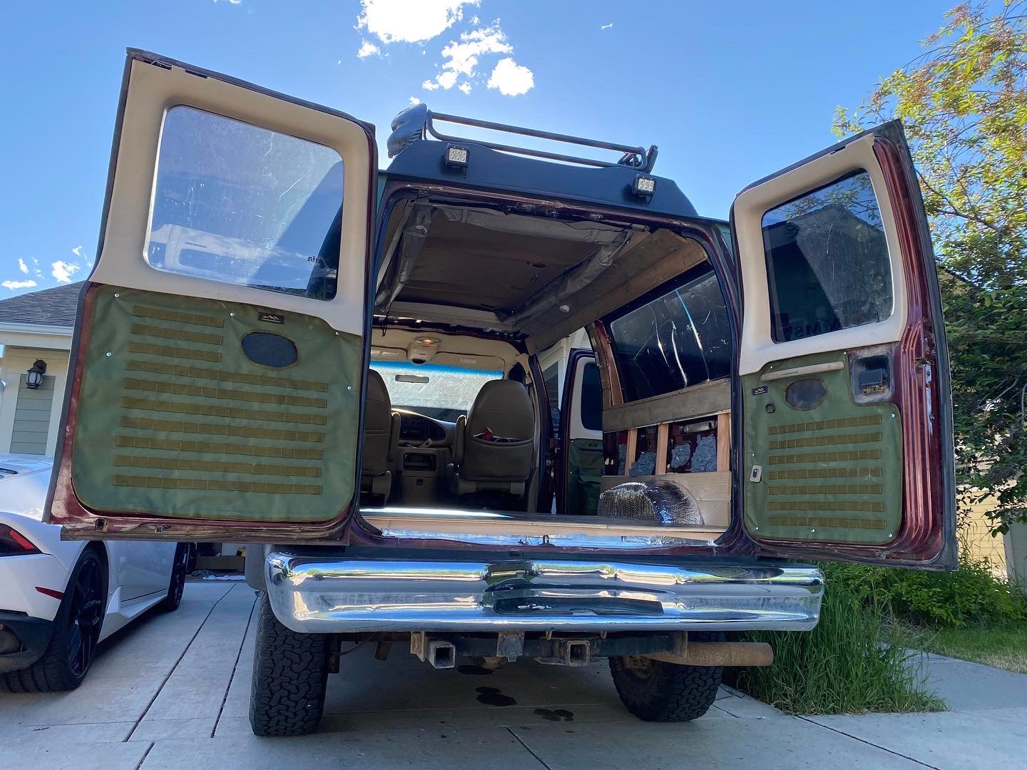 Ford Econoline Back Door Panel Organizer