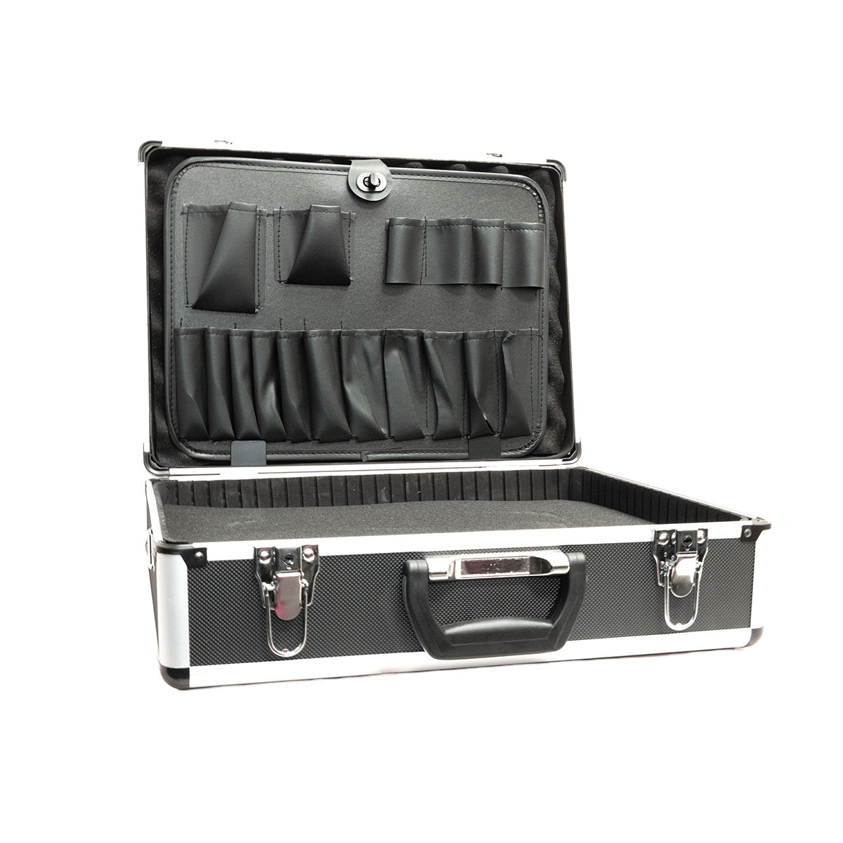 Aluminum Carrying case Open