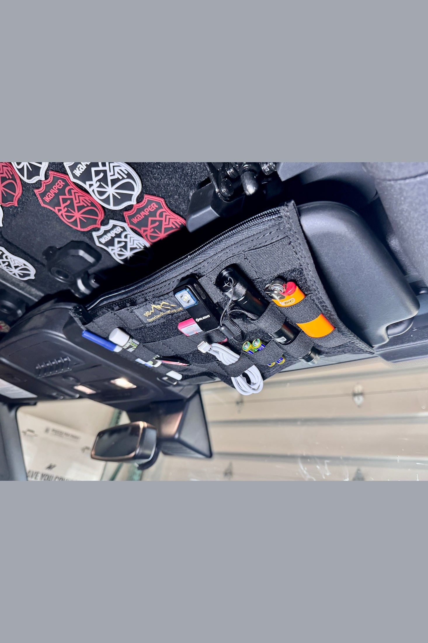 Bronco MOLLE Visor Organizer - Ford Bronco Visor