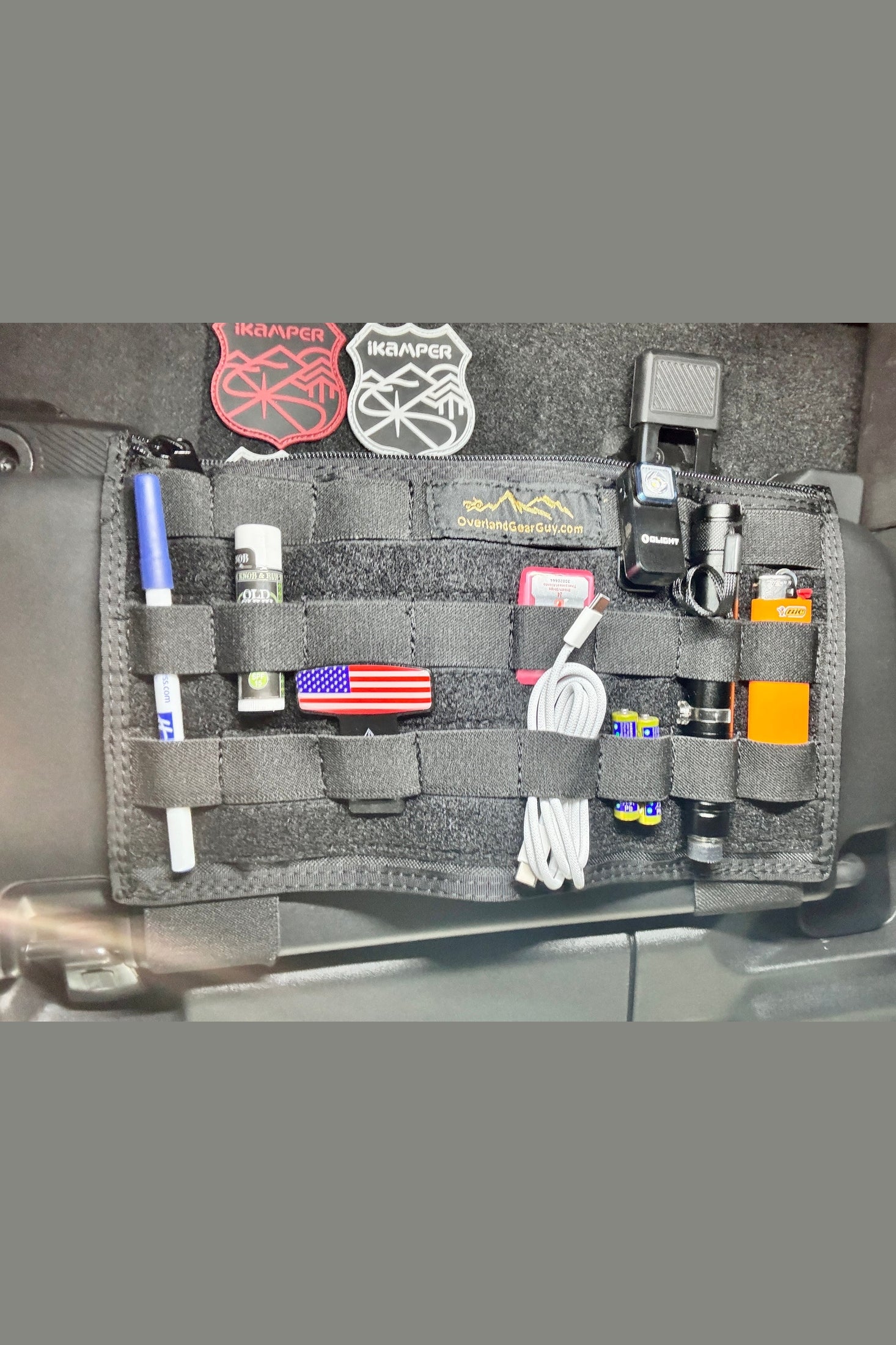 Bronco MOLLE Visor Organizer - Ford Bronco Visor