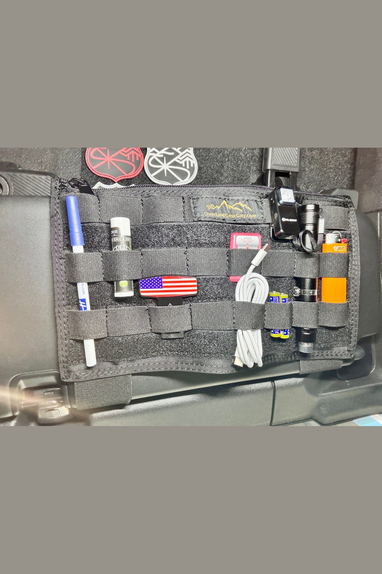 Bronco MOLLE Visor Organizer - Ford Bronco Visor