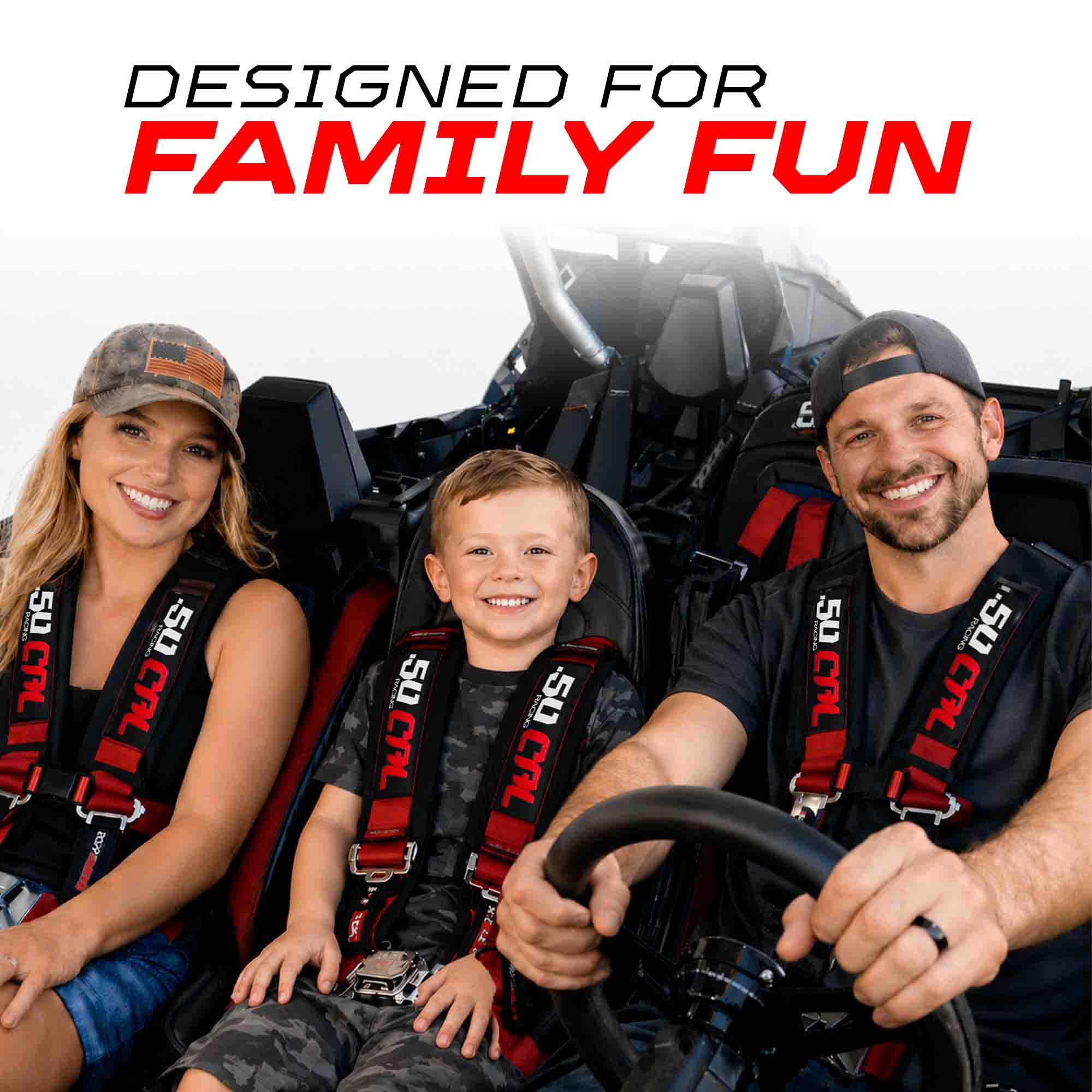 RZR XP1000 Bump Seat with Harness
