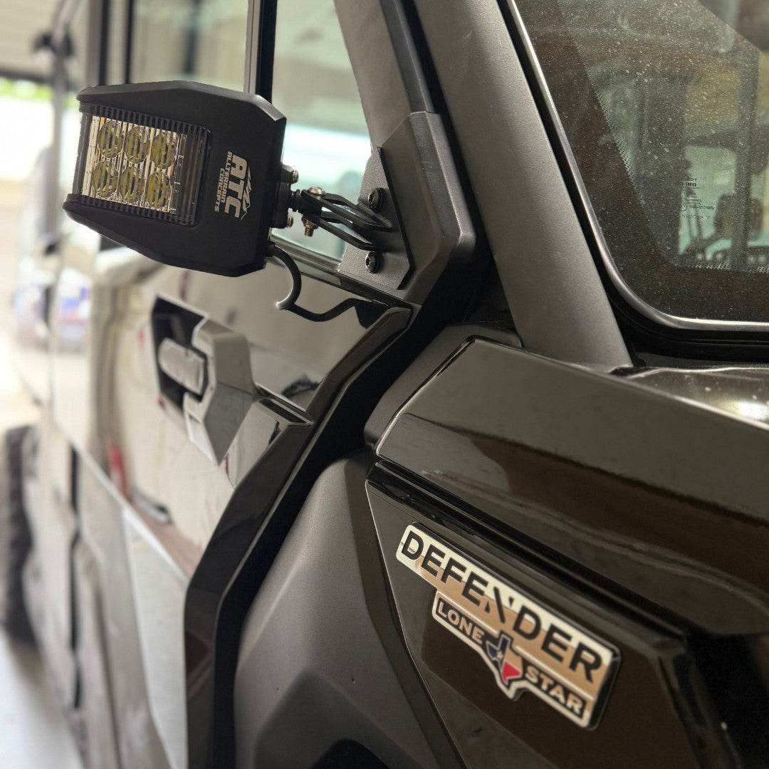 ATC Side-Winder Series Mirrors - Powerful Billet Aluminum Design