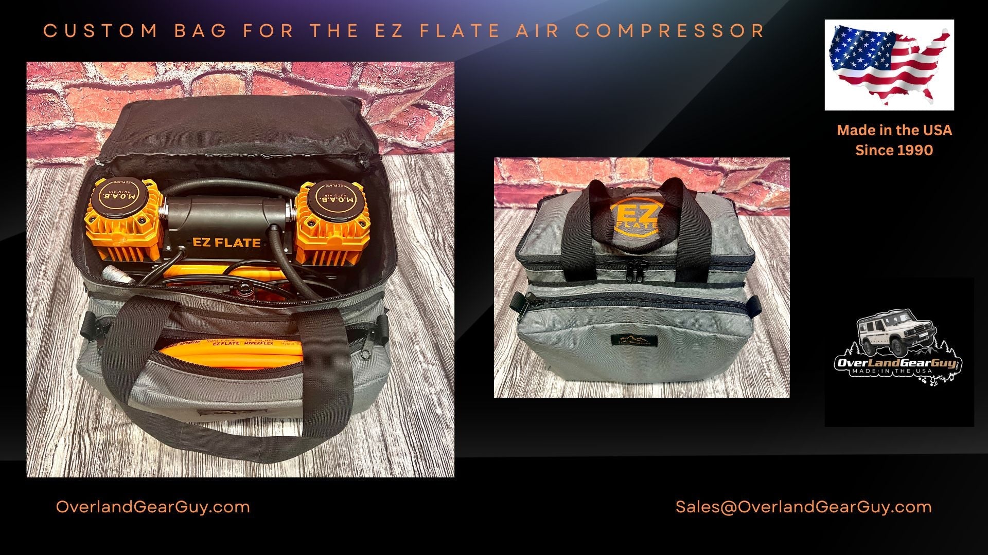 EZ Flate Air Compressor Deluxe Carry Bag