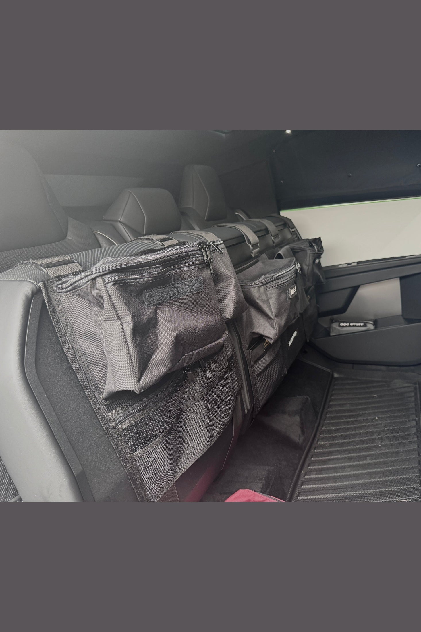 Cyber Truck Backseat Storage Solutions