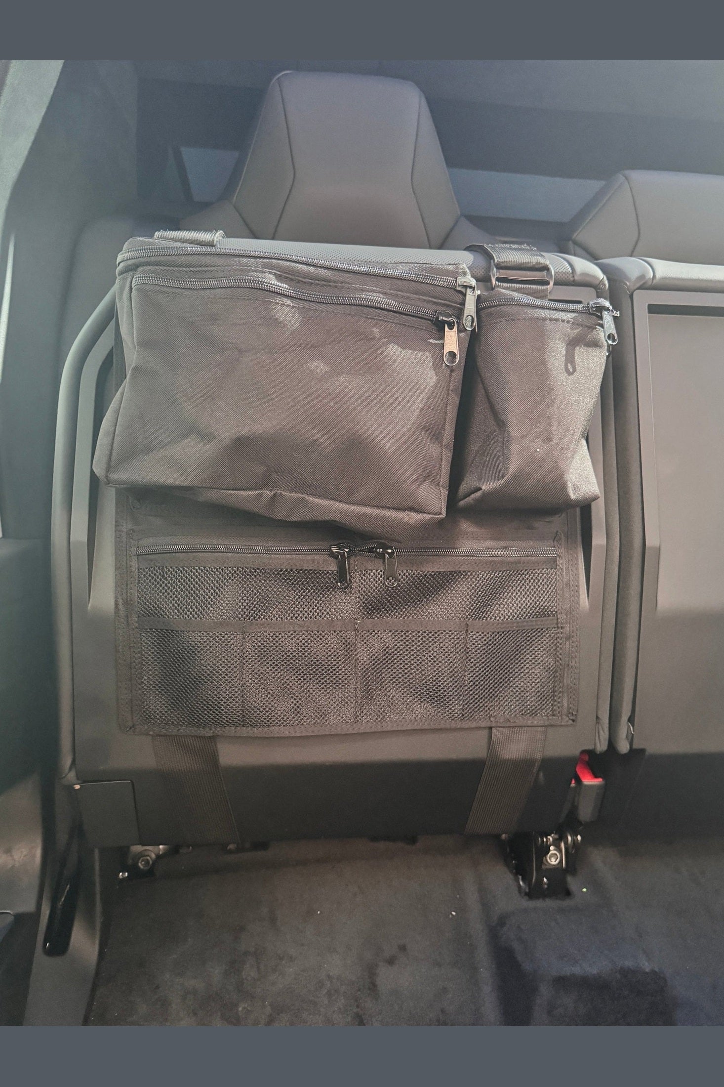 Cyber Truck Backseat Storage Solutions