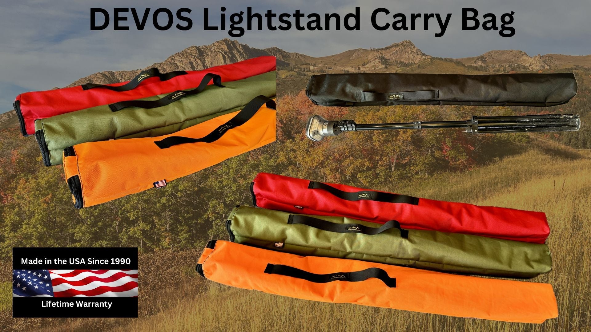 Devos Light Stand Carry Bag - Transport and Protect Your LightRanger Lantern with Ease