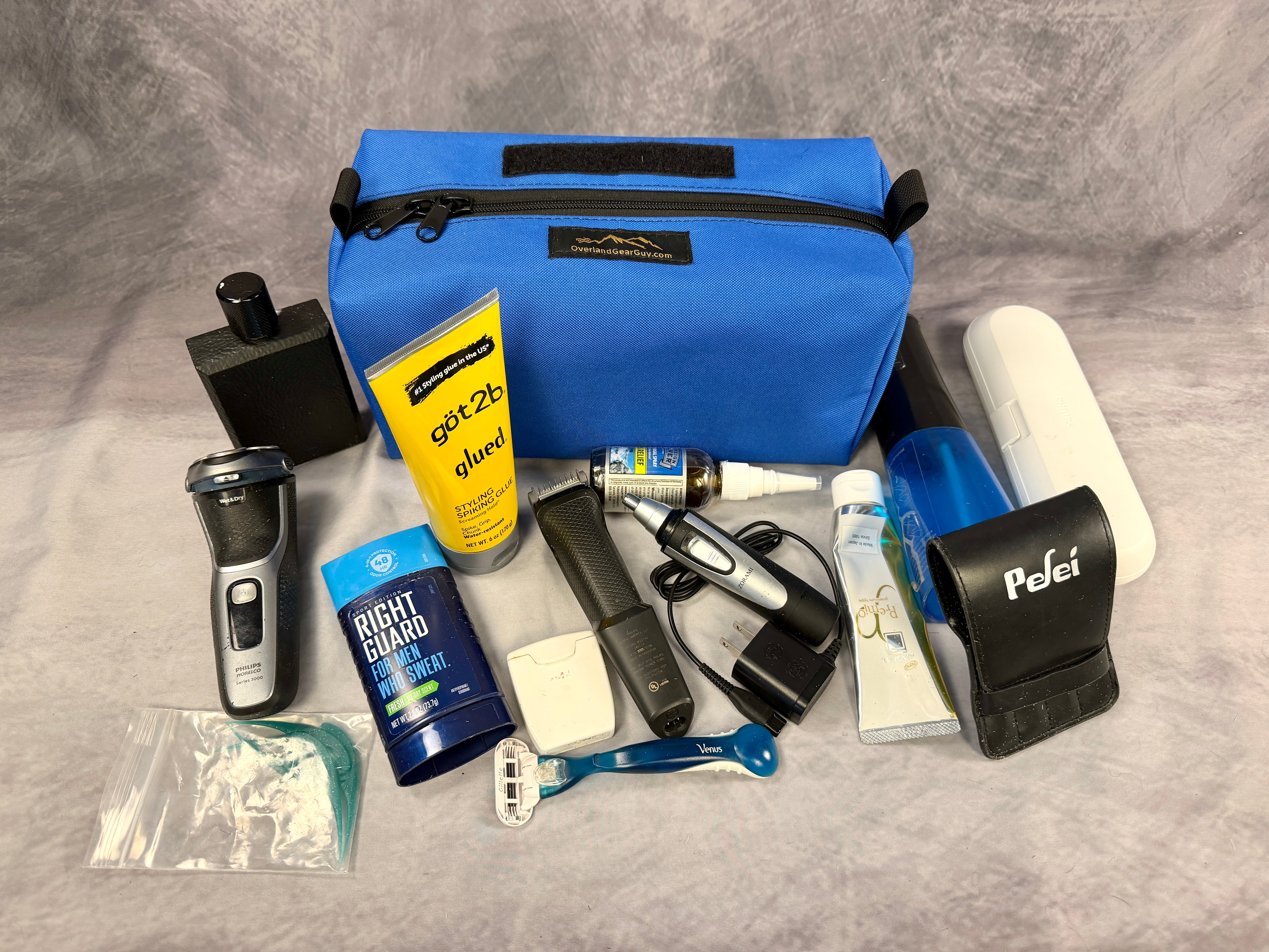 Ditty Toiletries Bag: Waterproof Travel Organizer with Multiple Pockets