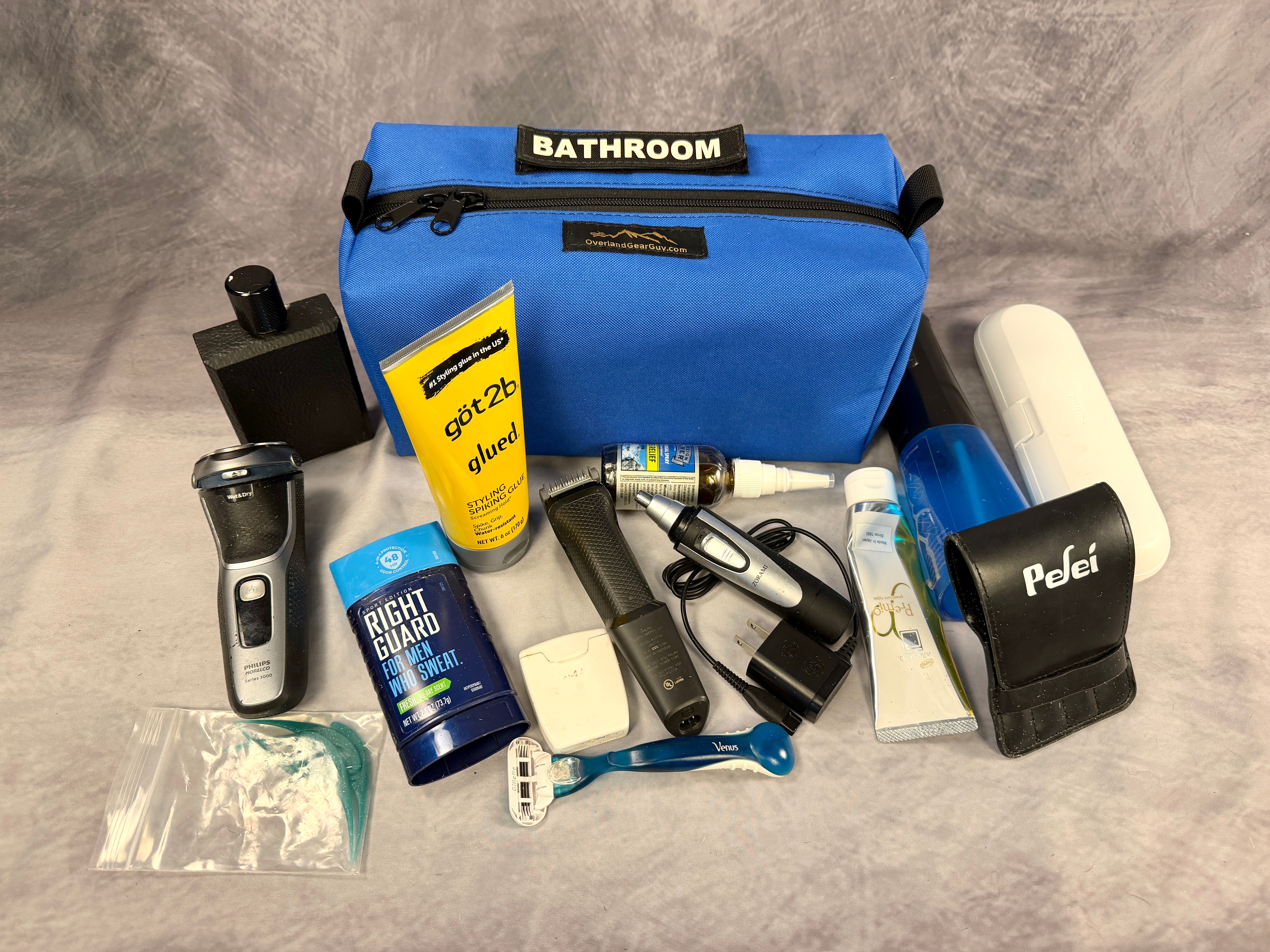 Ditty Toiletries Bag: Waterproof Travel Organizer with Multiple Pockets