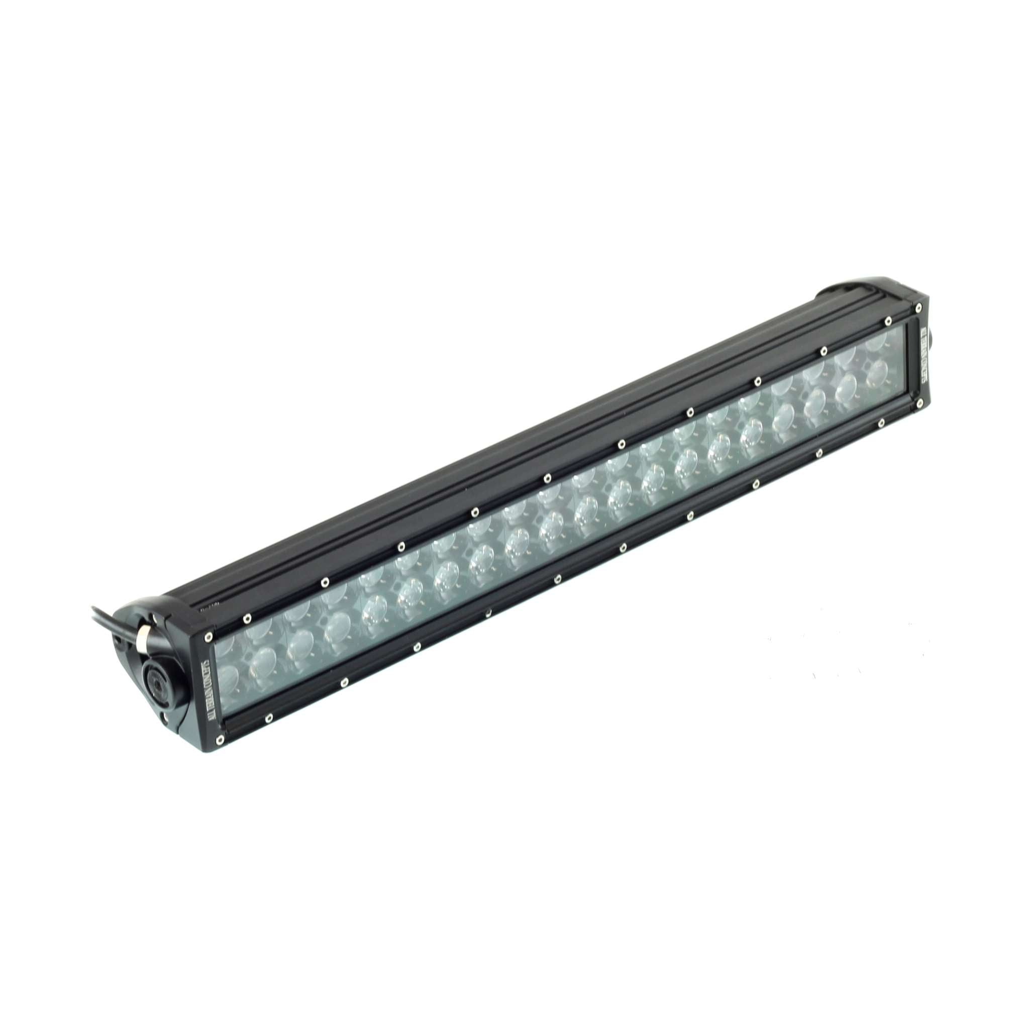 Black EE SERIES Light Bars with high-power LED, waterproof design, and aluminum housing for off-road use