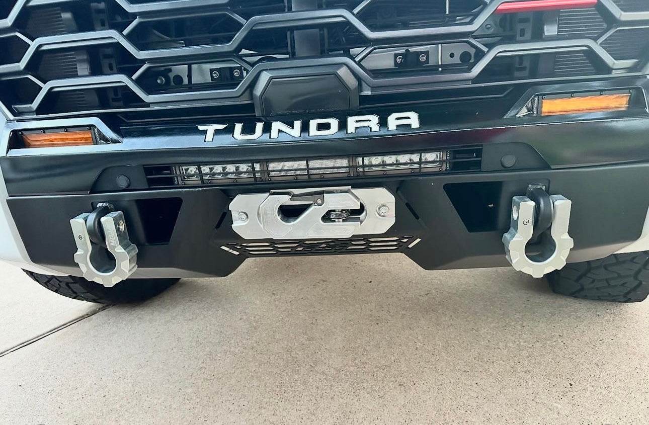 Aluminum Recessed Winch Shackle with Fairlead Kit, closed latch (LIFE TIME WARRANTY*)