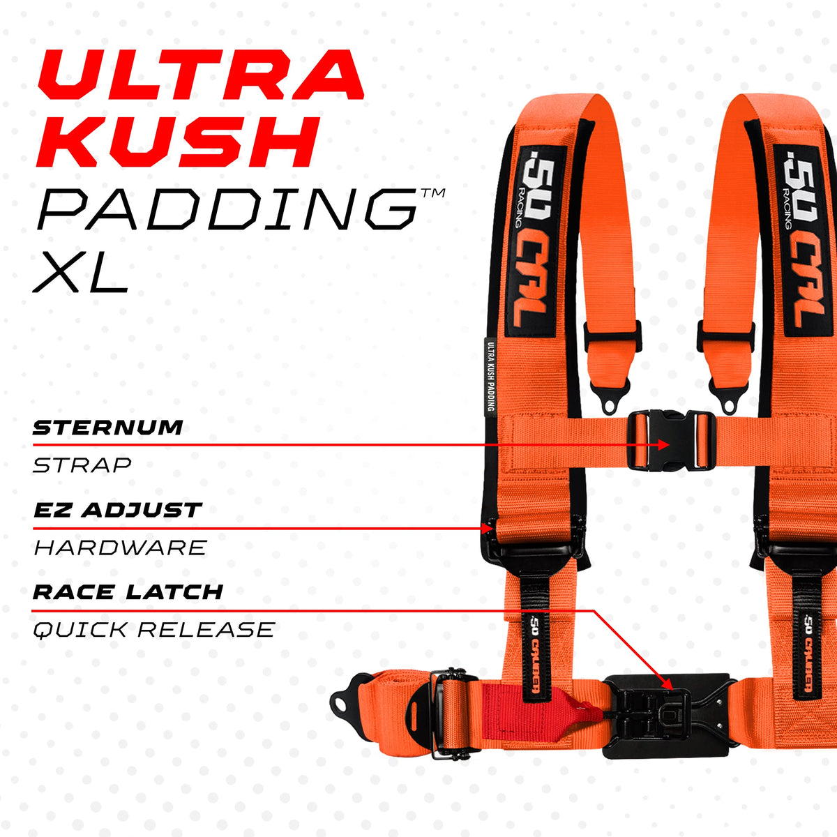 2" & 3" 4 point Harness - Elite Series Race Latch "EZ" Adjust Racing Harness