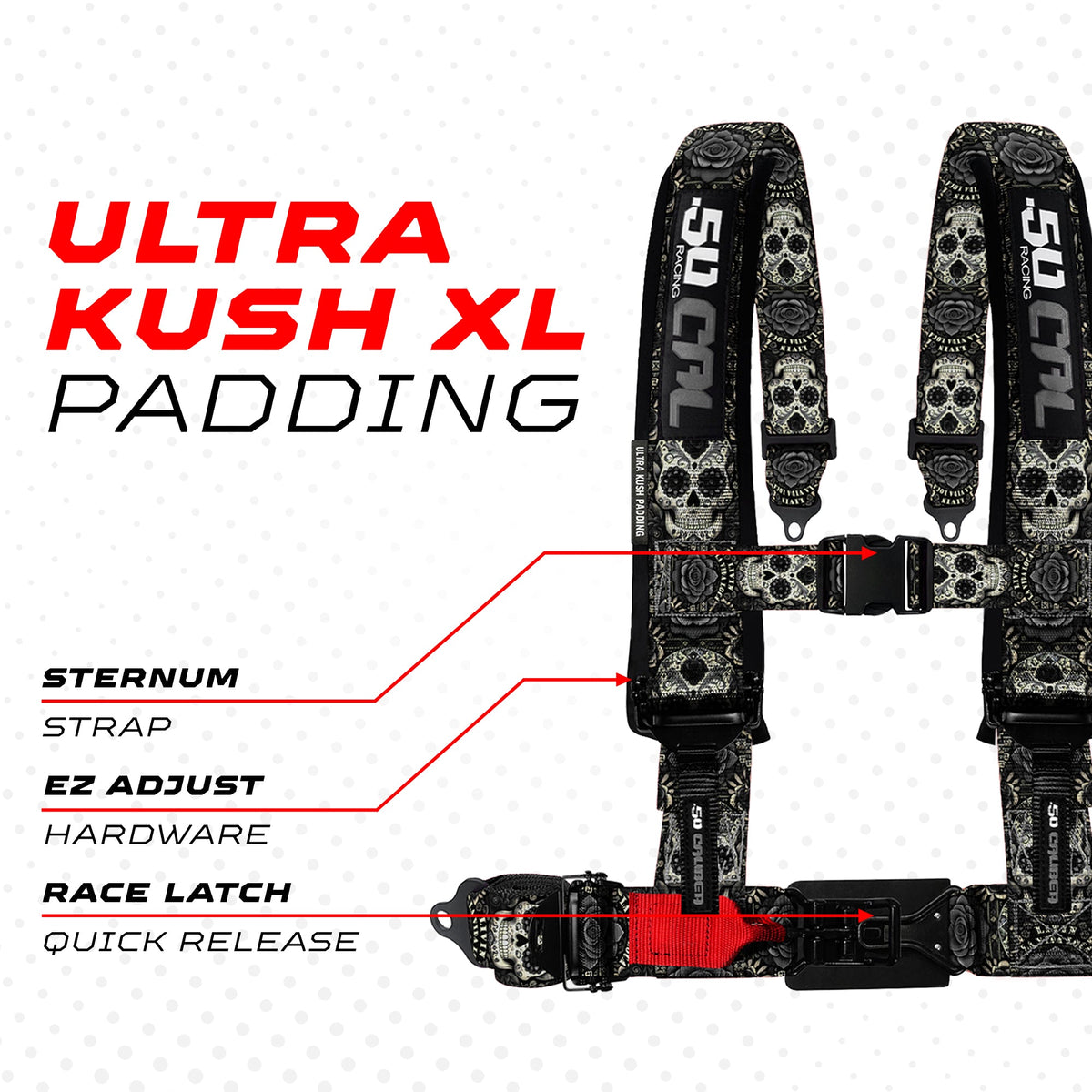 2" & 3" 4 point Harness - Elite Series Race Latch "EZ" Adjust Racing Harness