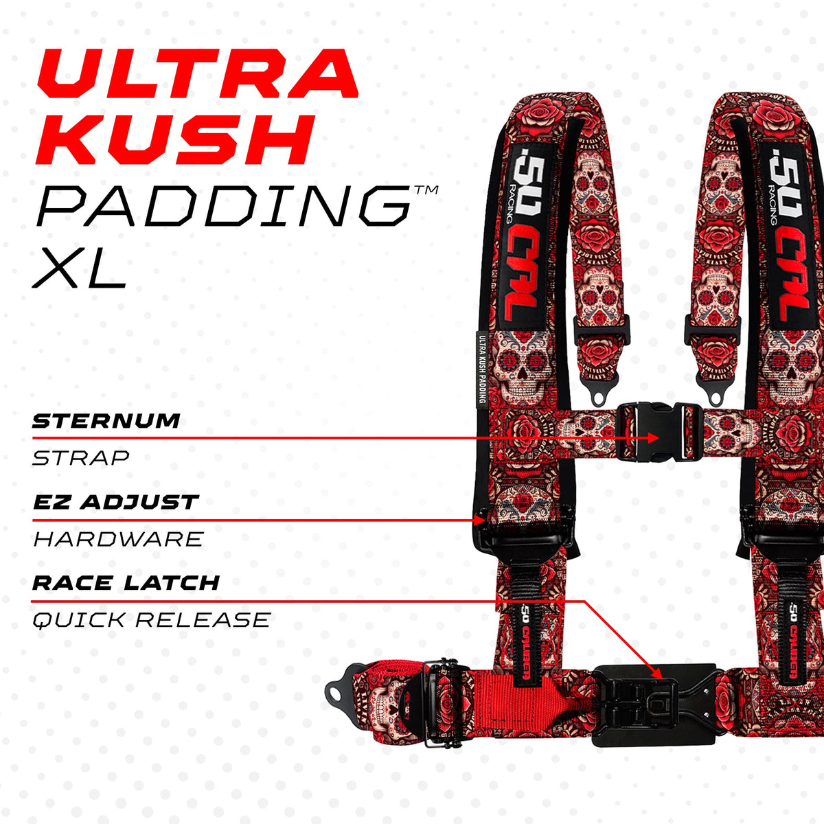 2" & 3" 4 point Harness - Elite Series Race Latch "EZ" Adjust Racing Harness