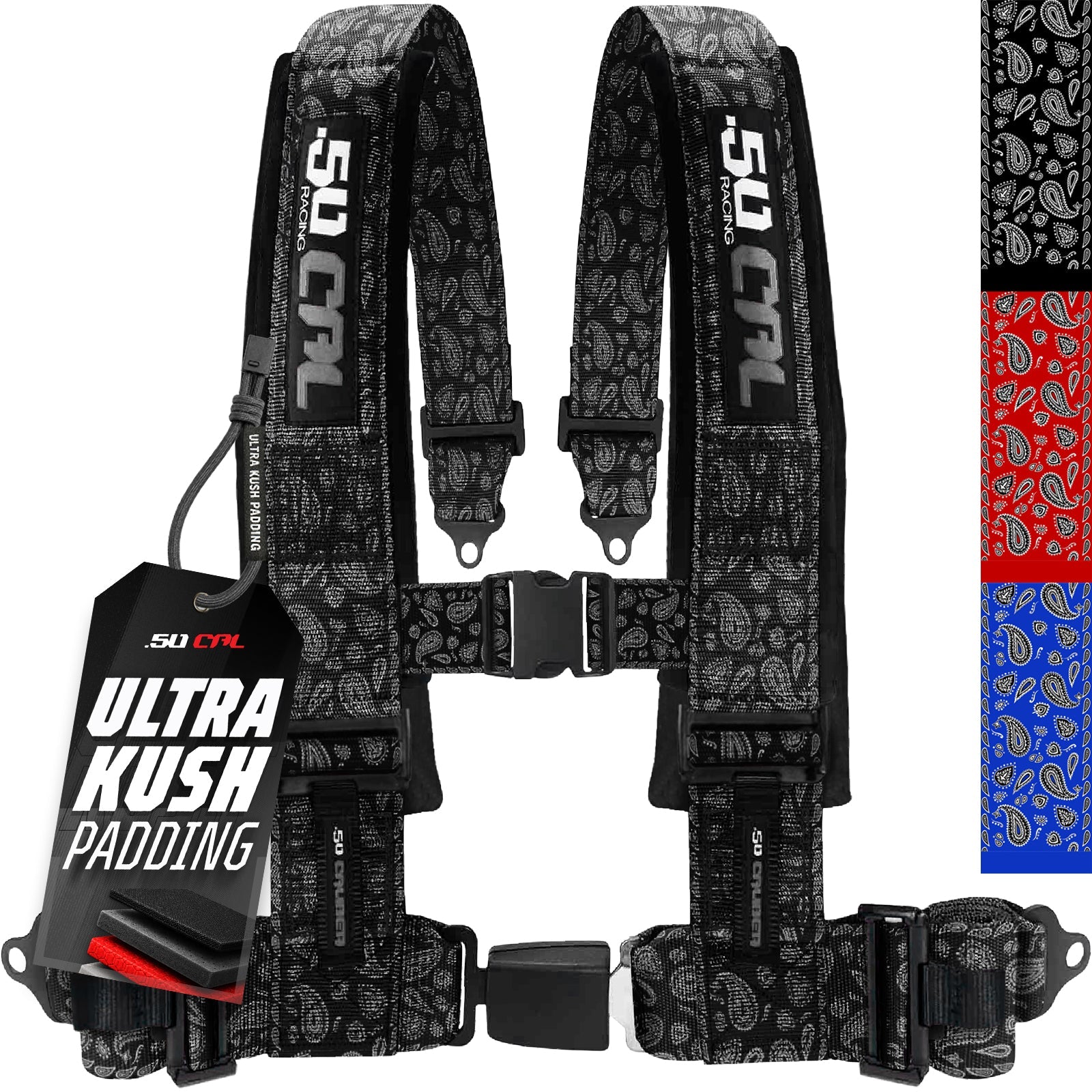 Elite Series 2" & 3" 4 point Harness with push button release
