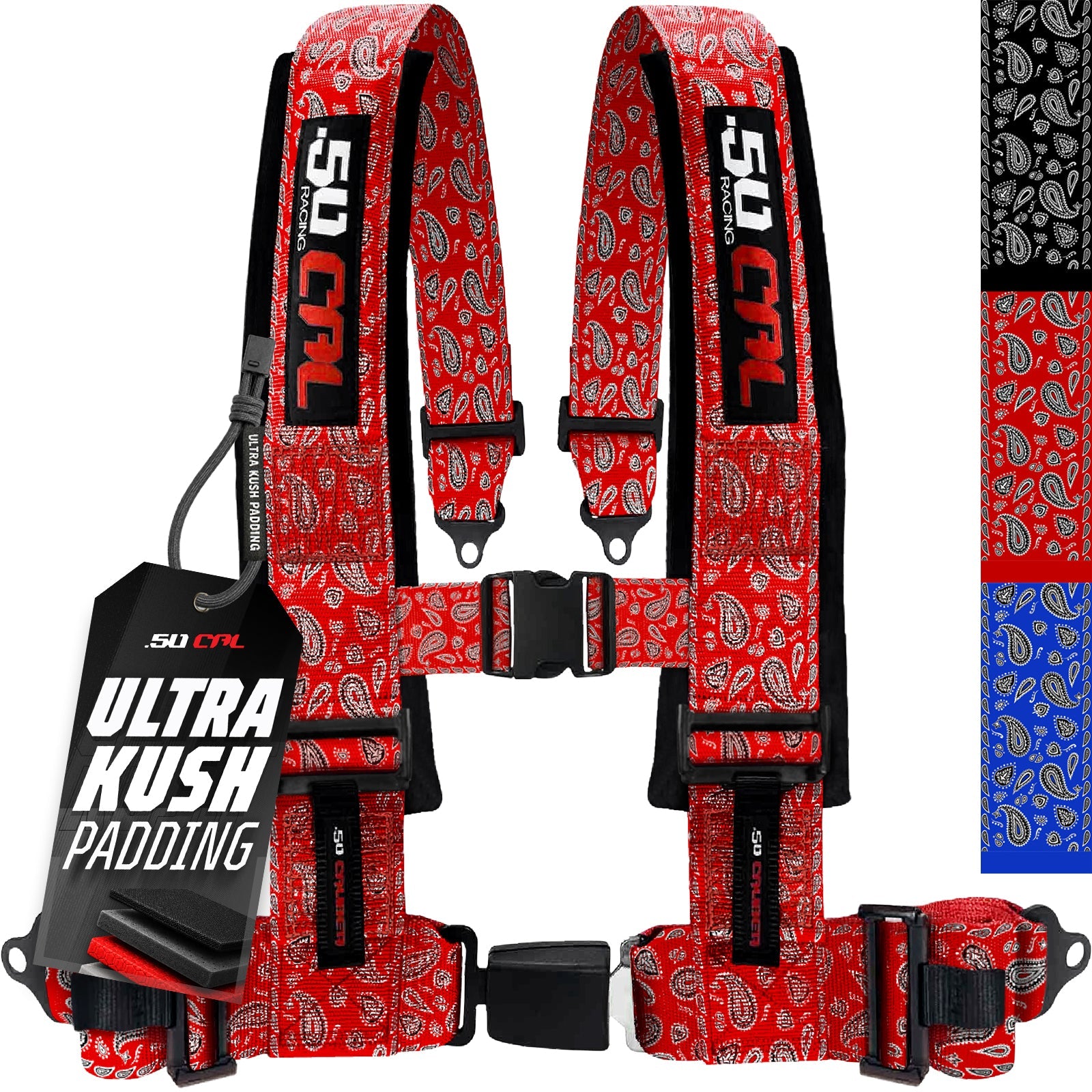 Elite Series 2" & 3" 4 point Harness with push button release