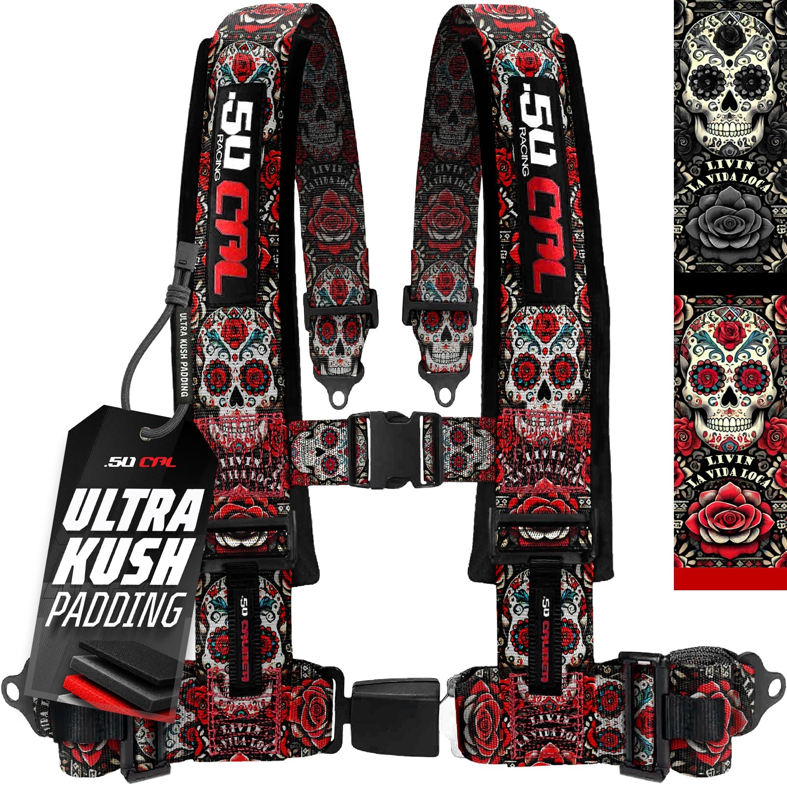Elite Series 2" & 3" 4 point Harness with push button release