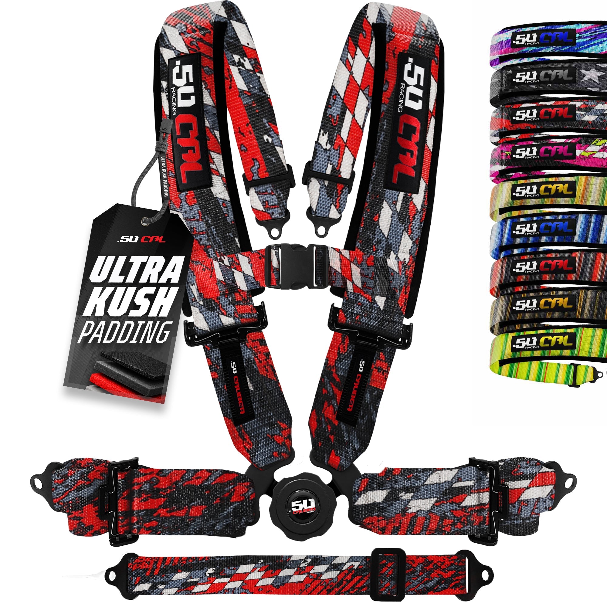 2" & 3" 4 point & 5 point Harness Camlock Racing Harness