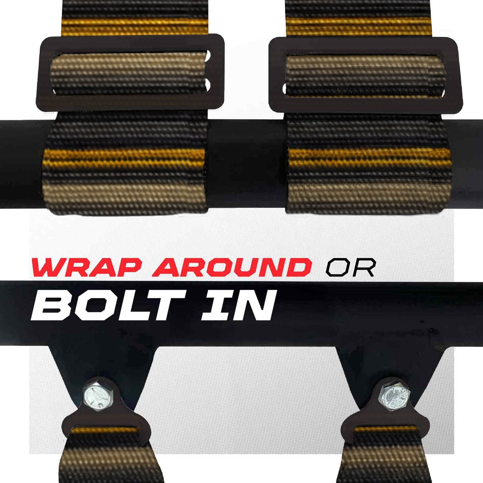 2" & 3" 4 point & 5 point Harness Camlock Racing Harness