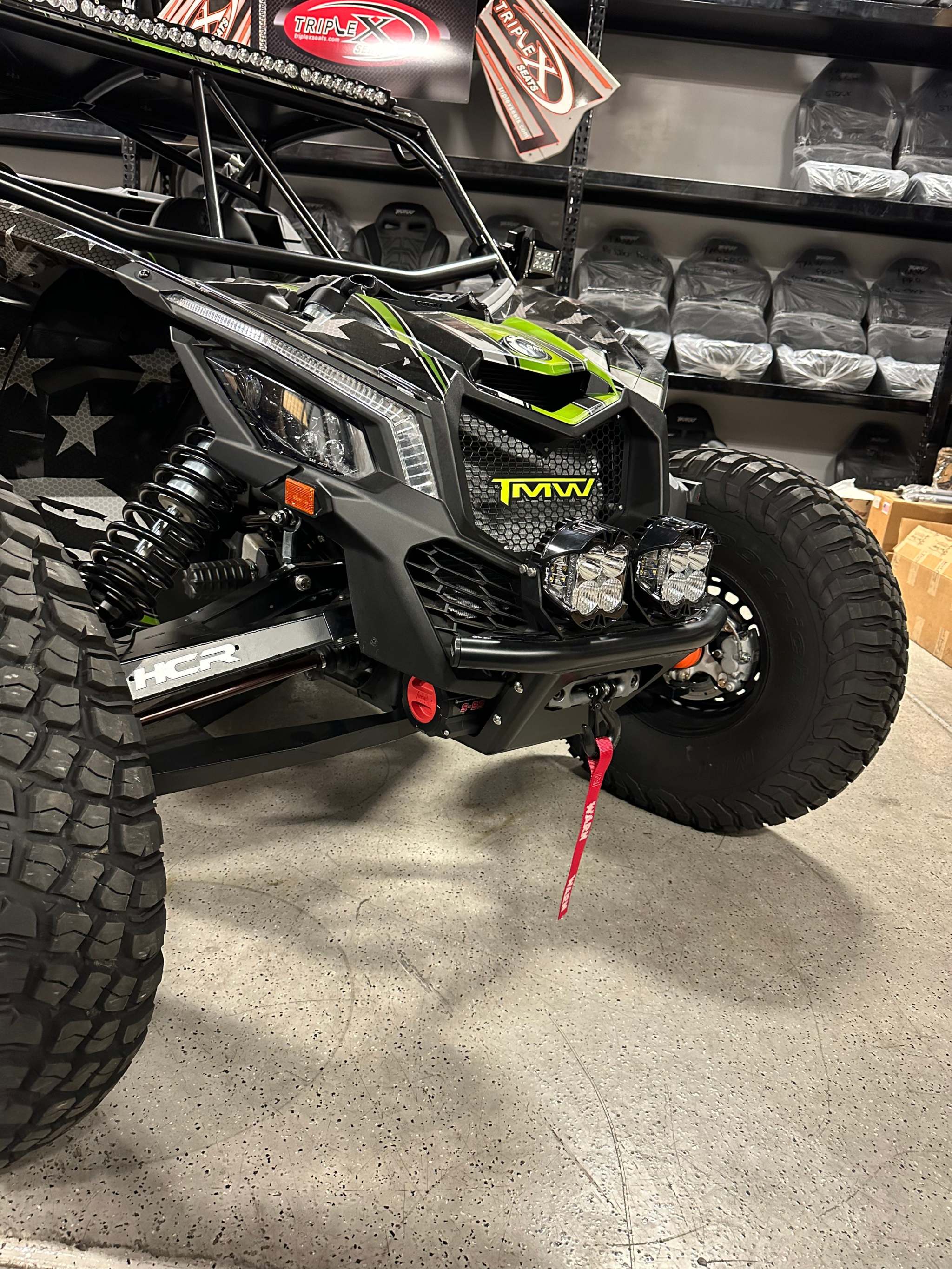 TMW Gen 2 X3 Front Winch Bumper - Compatible with Warn Axon 5500