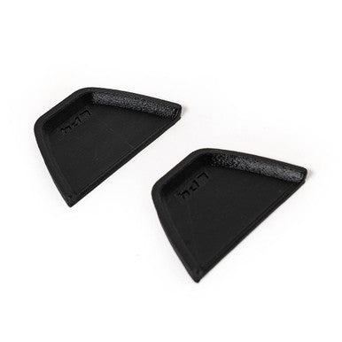 Baja Designs LP4 IPT Reflector Covers on A-pillar LED lights reducing glare and improving night driving visibility